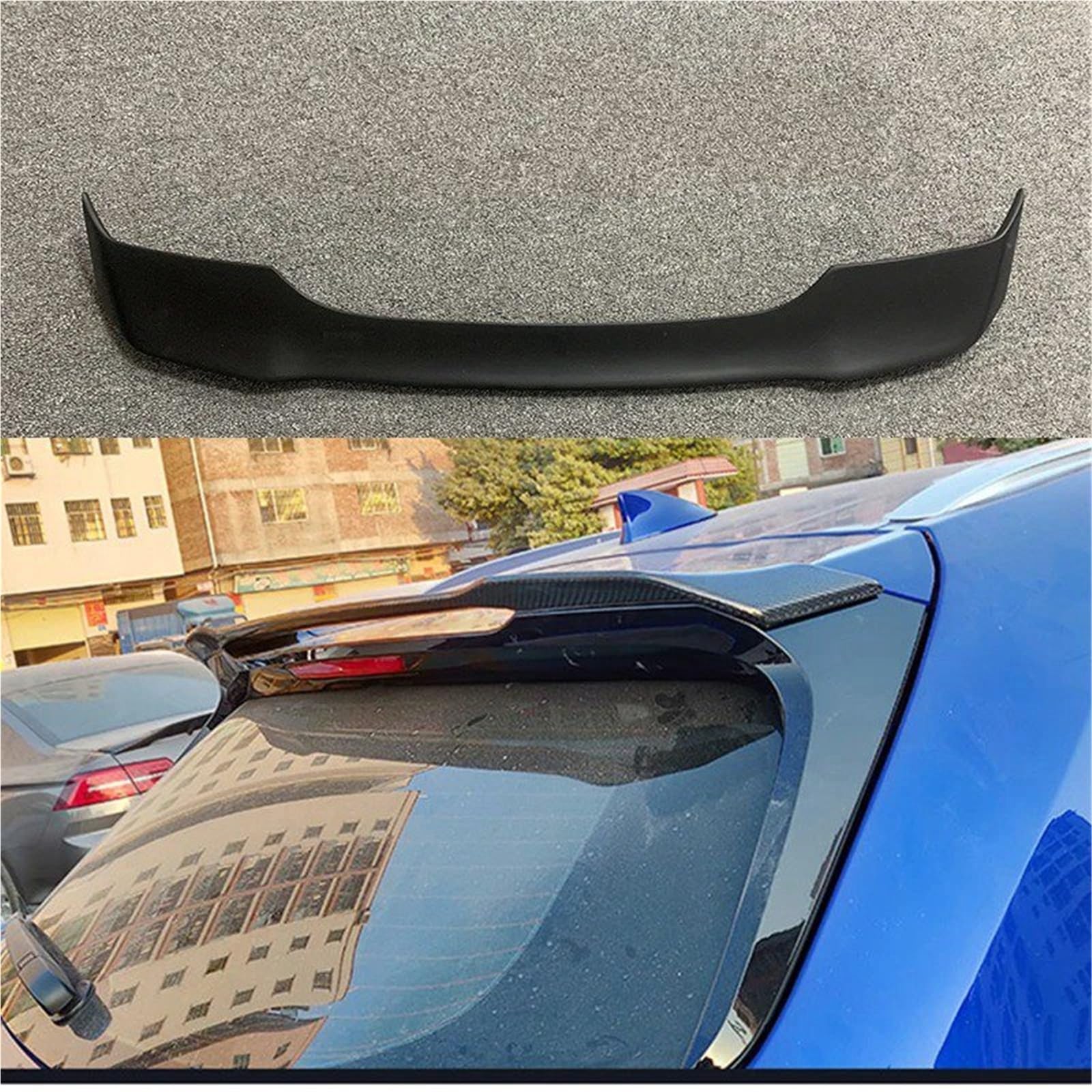 Heckspoiler Lippe Für Lexus UX UX200/UX250h/UX260h 2019+ AR Style Carbon Fiber Heckspoiler(Roof unpainted) von Sqnbra