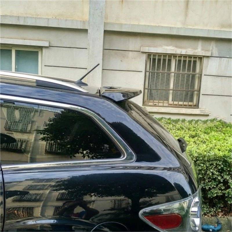 Heckspoiler Lippe Für Mazda CX-7 CX7 Spoiler 2008 2009 2010 2011 2012 2013 2014 Auto ABS Kunststoff Unlackiert Primer Hinten Trunk-Boot Flügel Lip Spoiler(Carbon Fiber Pattern) von Sqnbra