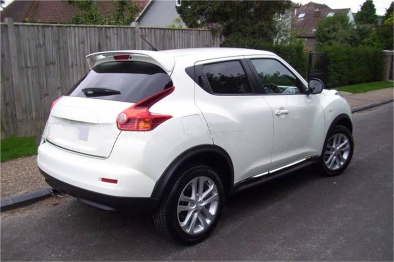 Heckspoiler Lippe Für Nissan Juke Spoiler 2010 2011 2012 2013 2014 2015 ABS Material Auto Heckspoiler Primer Farbe Heckspoiler Lippe(Schwarz) von Sqnbra