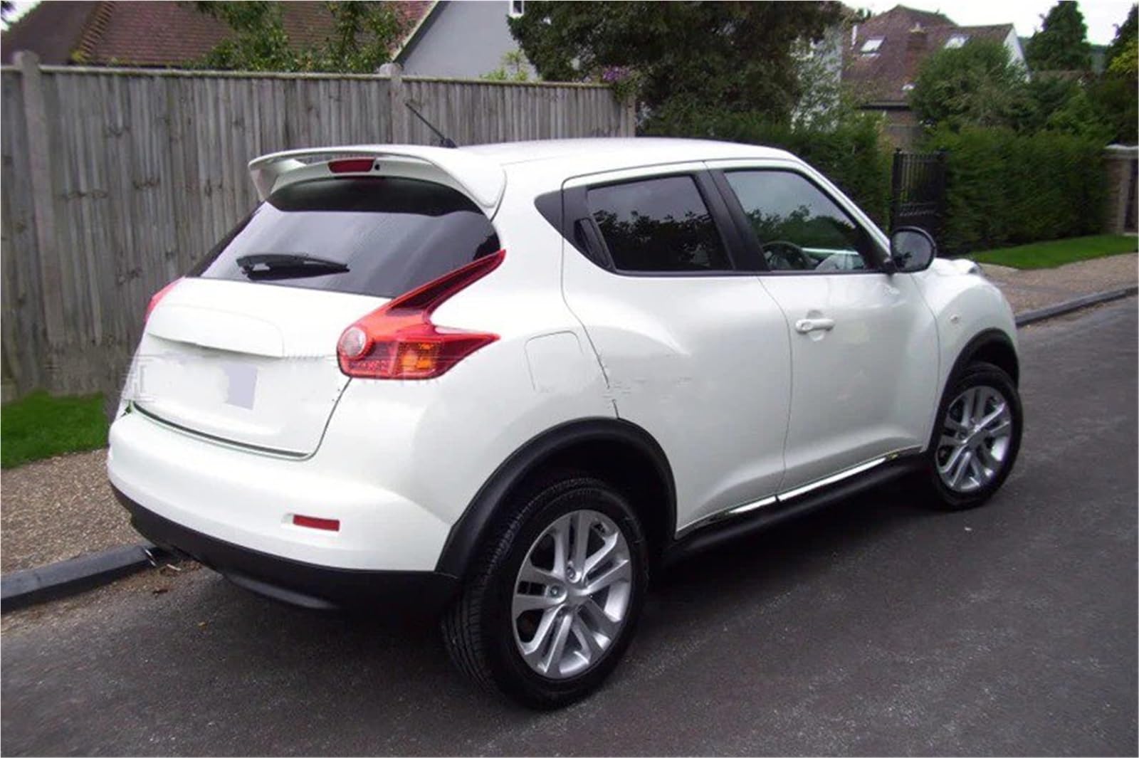 Heckspoiler Lippe Für Nissan Juke Spoiler 2010 2011 2012 2013 2014 2015 ABS Material Auto Heckspoiler Primer Farbe Heckspoiler Lippe(Weiß) von Sqnbra