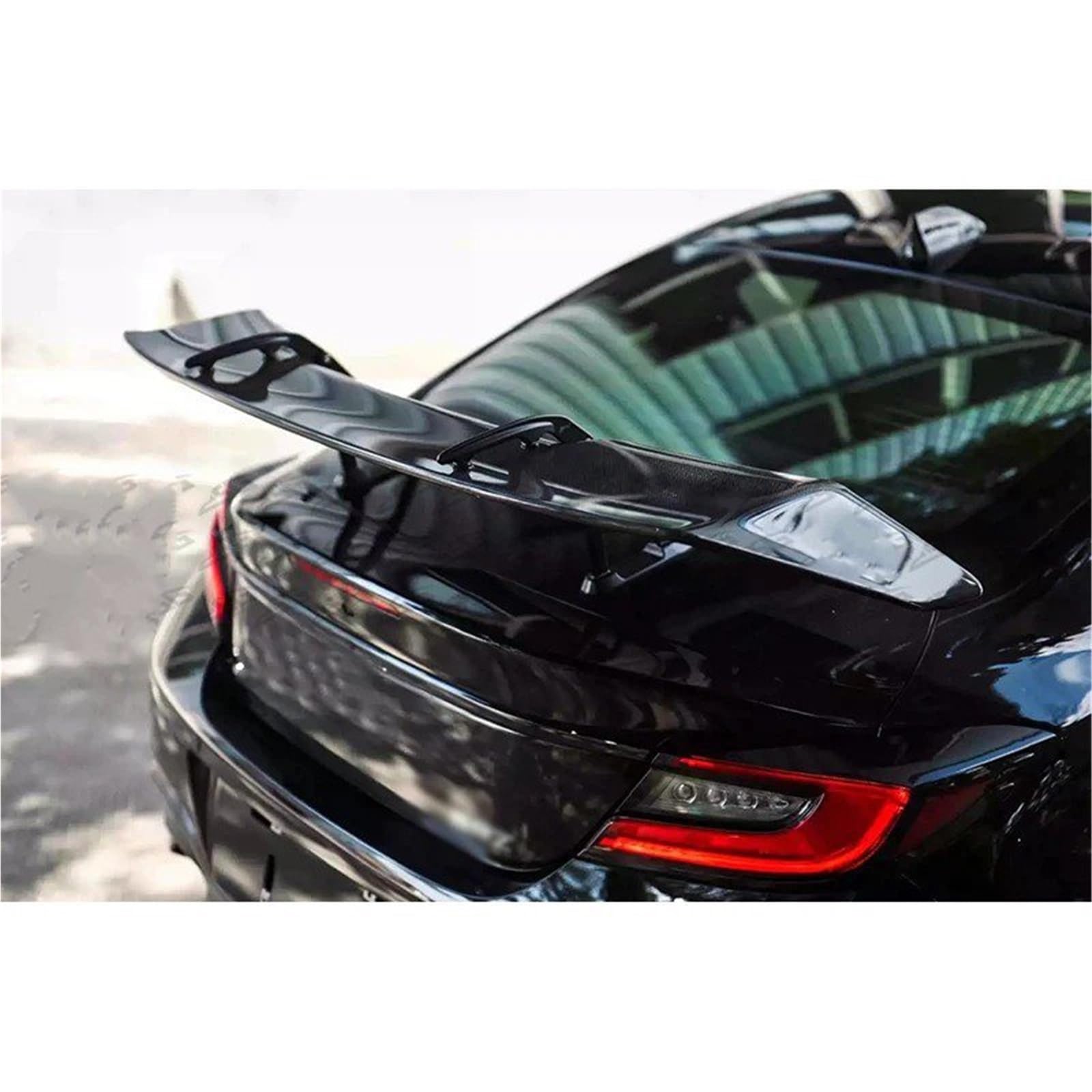 Heckspoiler Lippe Für Subaru BRZ Carbon Fiber Heckspoiler Flügel Auto Hinten Trunk Lip Spoiler Schwanz Flügel STI Stil 2012 + Body Kit(Forged Carbon) von Sqnbra