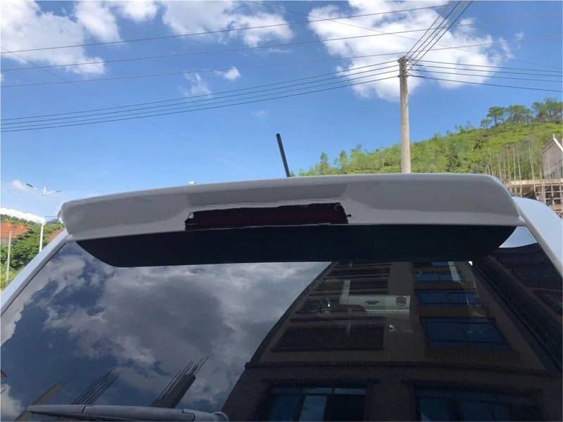 Heckspoiler Lippe Für Suzuki Für Grand Für Vitara 3-Türer Spoiler 2009 2010 2011 2012 2013 ABS-Material Auto Heckdachflügel Grundierung Farbe Heckspoilerlippe(Schwarz) von Sqnbra