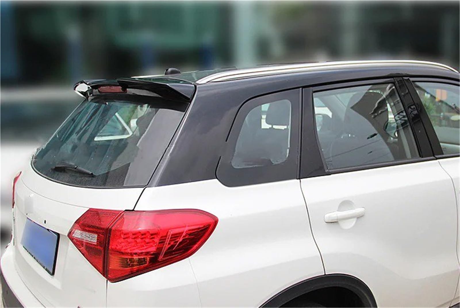 Heckspoiler Lippe Für Suzuki Für Vitara 2020 2019 2018 2017 Heckspoiler Heckflügel ABS Schwarz Glänzend Auto Heckkofferraumdach Refit Auto Außenzubehör(Schwarz) von Sqnbra