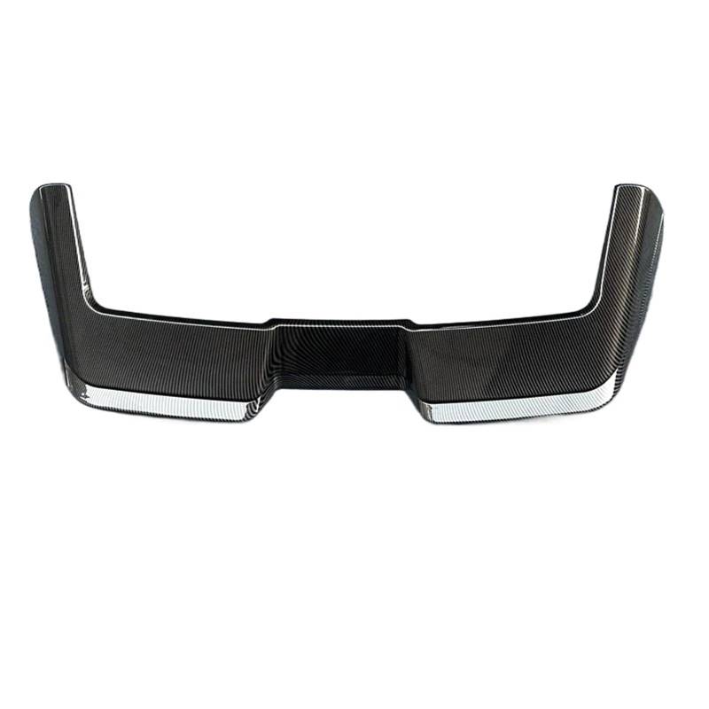 Heckspoiler Lippe Für Toyota Neu Für RAV4 Spoiler 2020 2021 2022 ABS Glänzend Schwarz/Carbon Look Großen Stil Hinten Dach Spoiler Stamm Flügel Auto Zubehör(Kohlefaser-Optik) von Sqnbra