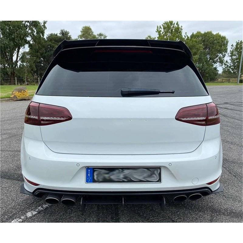 Heckspoiler Lippe Für VW Für Glof 7 MK7 GTI Nur 2014 2015 2016 2017 ABS OSIR Stil Hinten Dach Flügel Spoiler Body Kit(No Paint) von Sqnbra