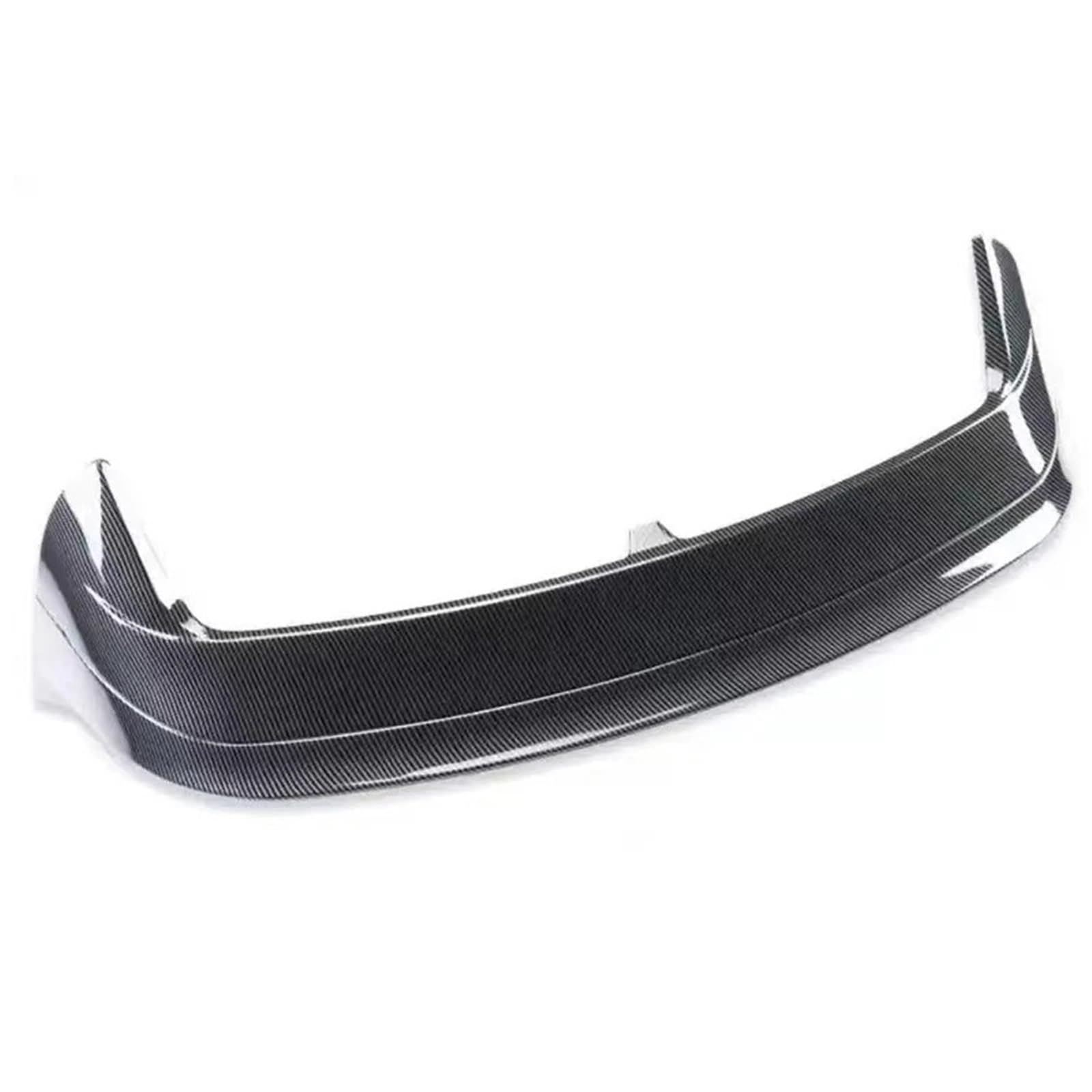 Heckspoiler Lippe Für VW Für Golf 8 MK8 Pro Für R-Linie Für GTI R Spoiler ABS Schwarz/Carbon Farbe/SCHWARZ MIT WEIß Mit Weiß Auto Heckspoiler(G Black White) von Sqnbra