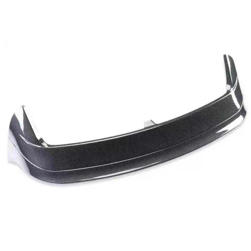 Heckspoiler Lippe Für VW Für Golf 8 MK8 Pro Für R-Linie Für GTI R Spoiler ABS Schwarz/Carbon Farbe/SCHWARZ MIT WEIß Mit Weiß Auto Heckspoiler(G Black White) von Sqnbra