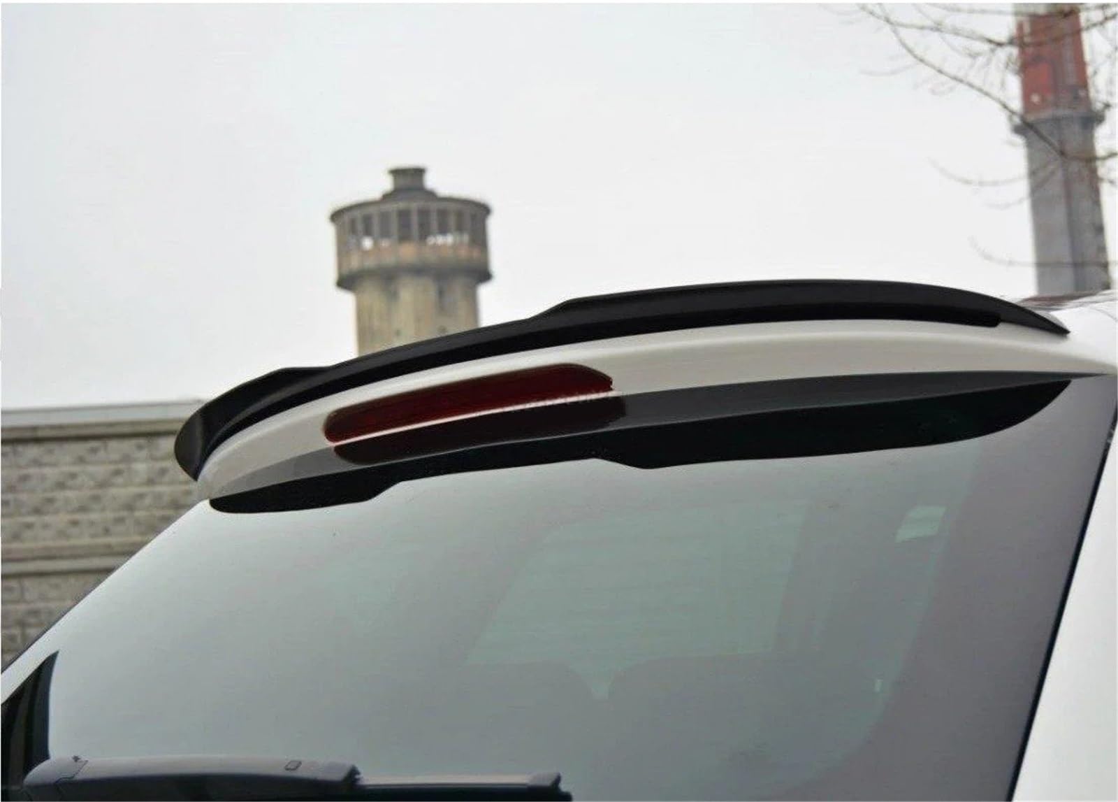 Heckspoiler Lippe Für VW Für Seat Leon Spoilerlippe 2000-2020 3 Türen/5 Türen ABS Material Grundfarbe Auto Heckflügel Dekoration(Unpainted) von Sqnbra