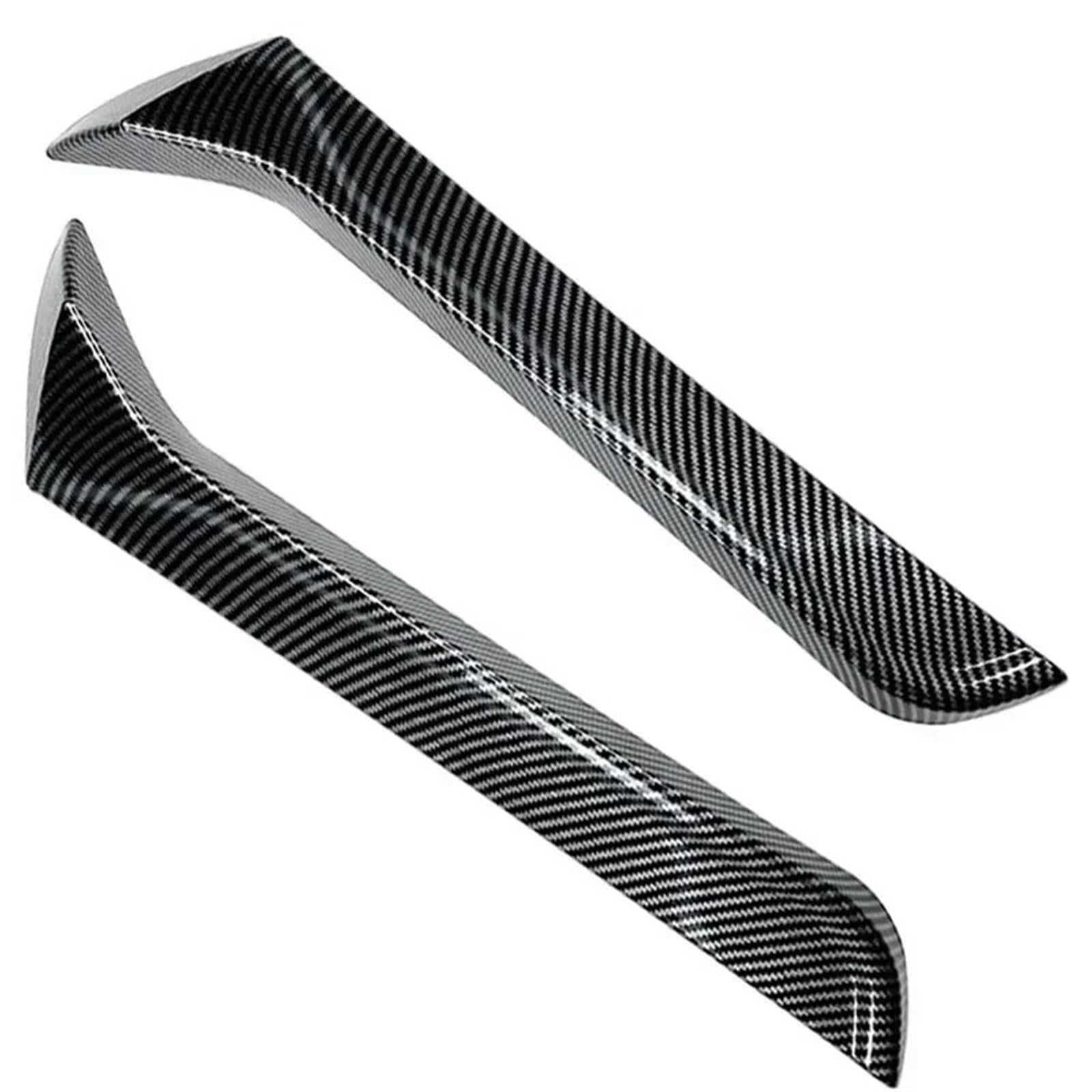 Heckspoiler Lippe Für VW Für T-ROC SUV A11 MK1 R Für Line TSI TDI 2017 2018-2022 2023 Auto Heckscheibe Seitensplitter Kofferraumdiffusor Canards Spoiler ABS(Kohlefaser) von Sqnbra