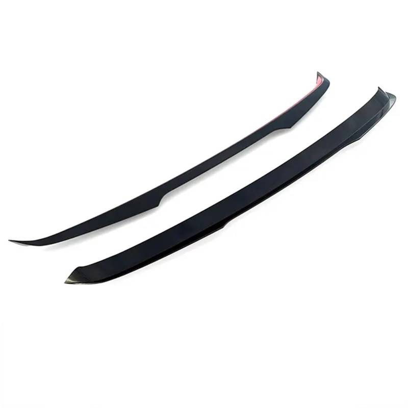 Heckspoiler Lippe Für Volvo Für XC60 MK2 R-Design 2017 2018-2021 2022 Spoiler Hinten Verlängerung Spoiler Kappe Flügel Schwanz Aufkleber ABS Schwarz Carbon Faser(Gloss Black) von Sqnbra