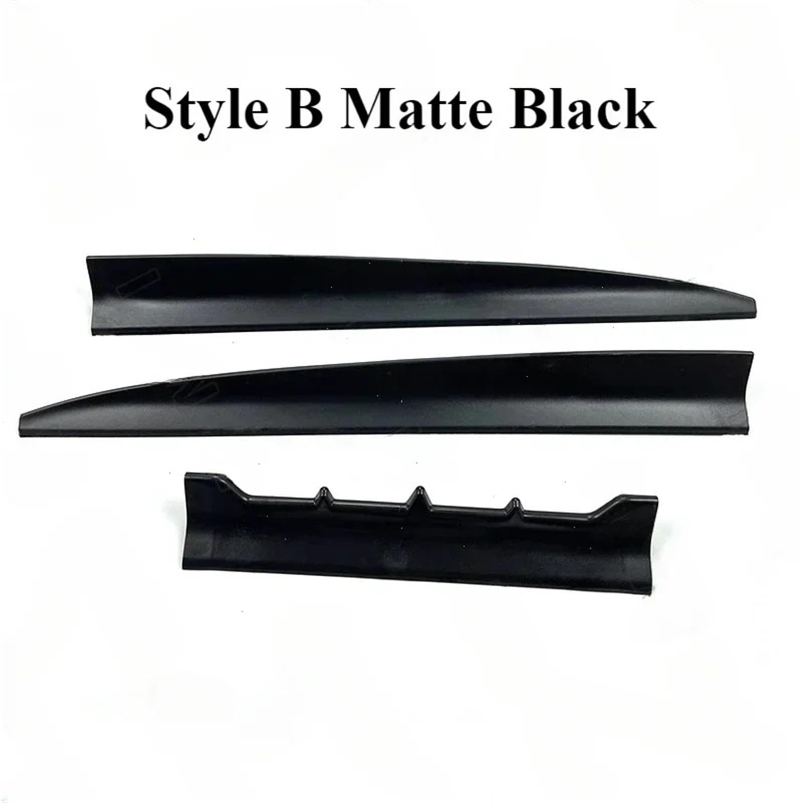 Heckspoiler Lippe Universal 134cm Auto Dachspoiler Heckspoiler Kofferraumflügel Refit Spoiler Poiler Wing Racing Trunk AUT Auto Außenteile(Style B Matte Black) von Sqnbra