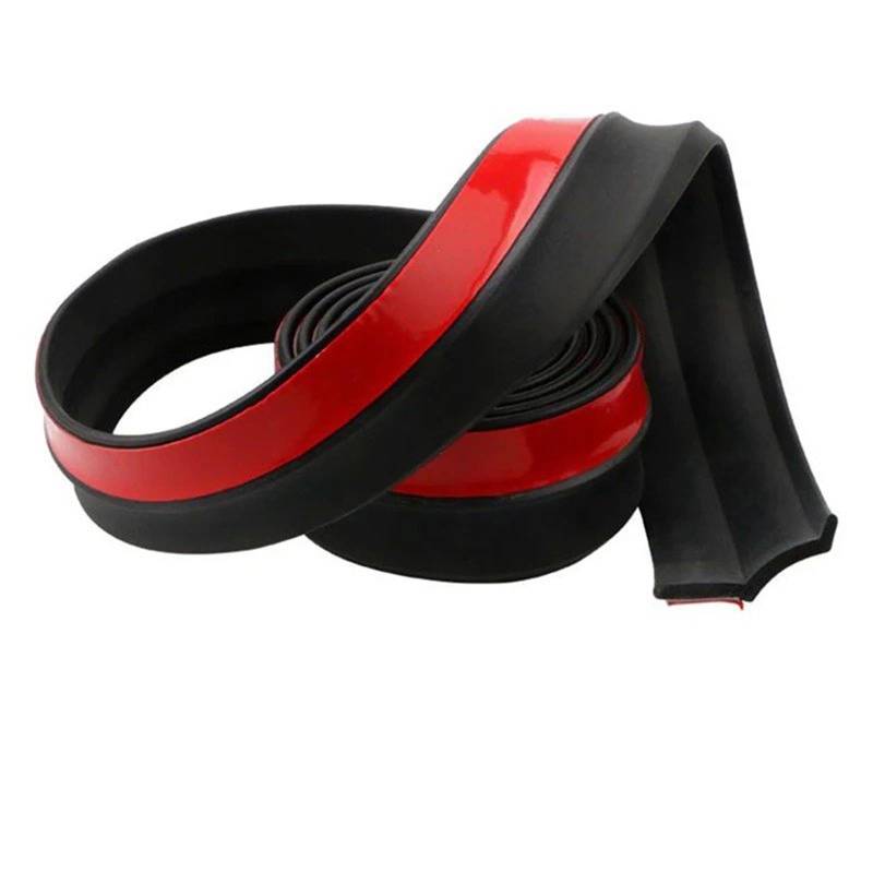 Heckspoiler Lippe Universal Gummi Karosserie Zierleiste Auto Frontstoßstange Lip Spoiler Schutz Seitenschweller Breite Rock Streifen Schutz Zubehör von Sqnbra