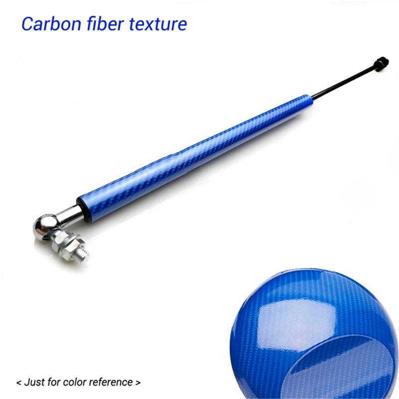 Motorhauben Gasfeder Für Golf 8 MK8 2024 2023 2022 2021 2020 Auto Motorhaube Haube Abdeckung Gas Shock Strut Bars Unterstützung Hydraulische Stange Zubehör(Carbon Blue) von Sqnbra