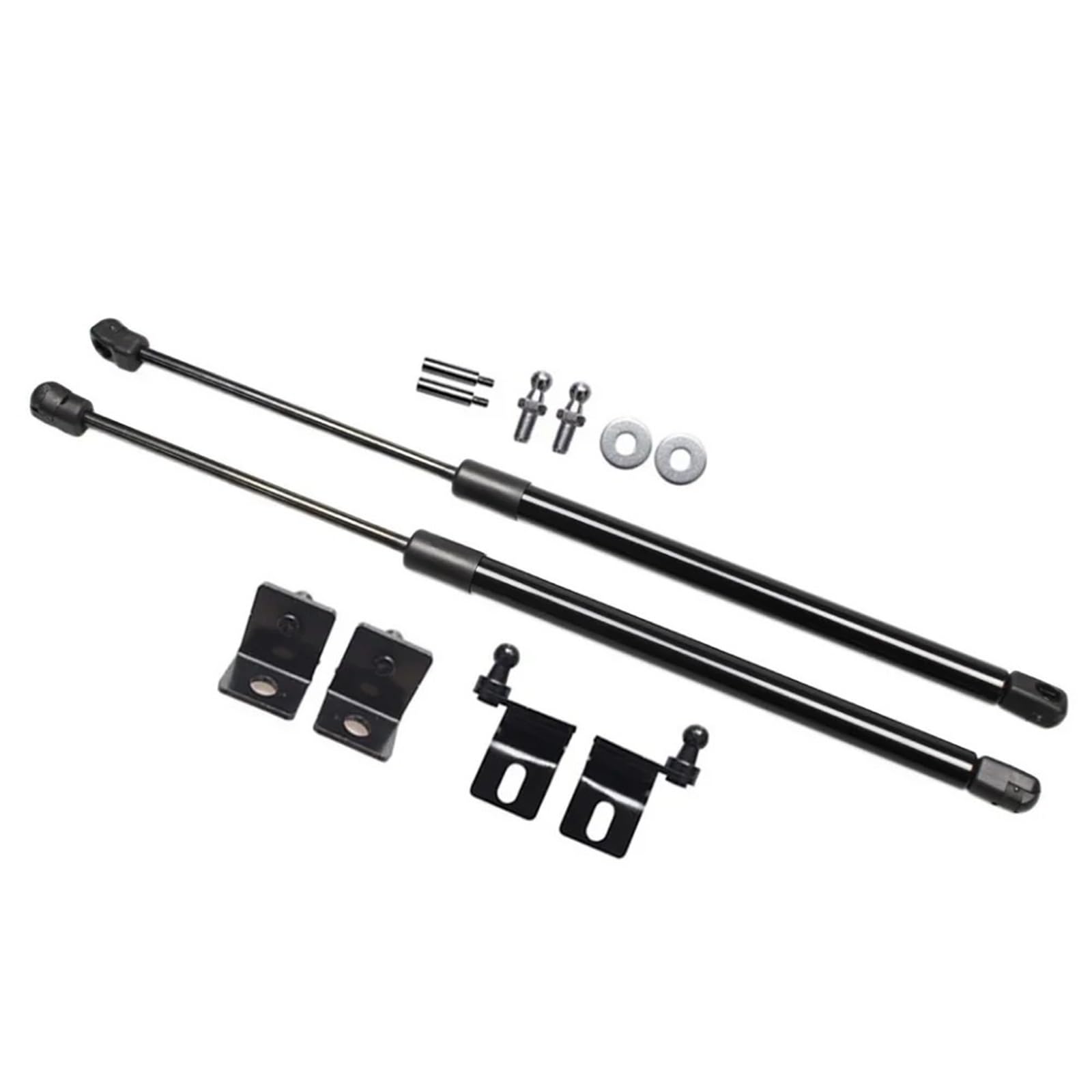 Motorhauben Gasfeder Für Mitsubishi Für Pajero Sport 1st K80/K90/PA/PA II 1996-2008 Vordere Motorhaube Haube Dämpfer Gas Streben Lift Unterstützung Stoßdämpfer(Silver Carbon Fiber) von Sqnbra