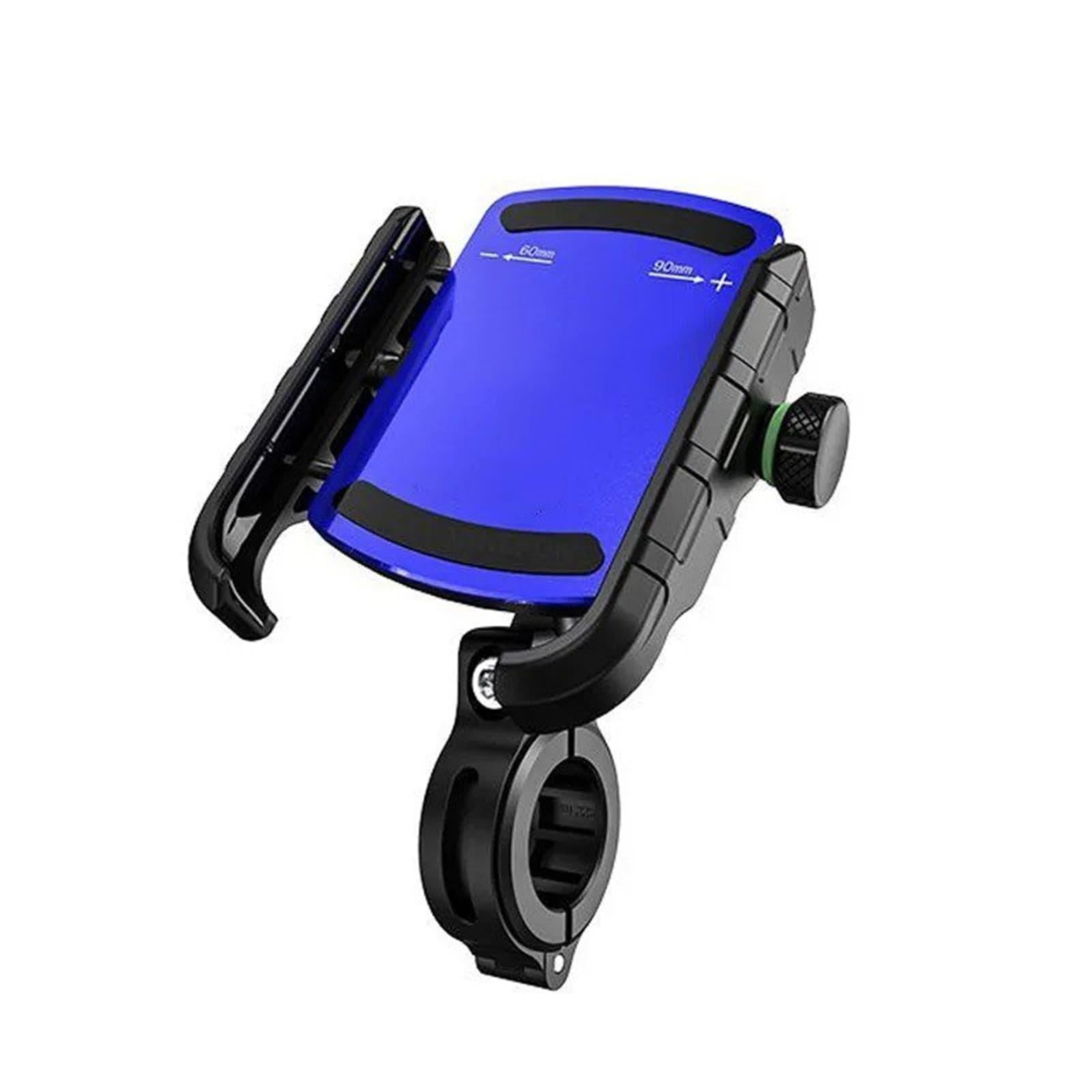 Navigationshalterung 360 ° Rotation Fahrrad Motorrad Telefon Halter Radfahren Navigation Halterung Für Handys Aluminium Legierung Fahrrad Smartphone Ständer(Dark Blue) von Sqnbra