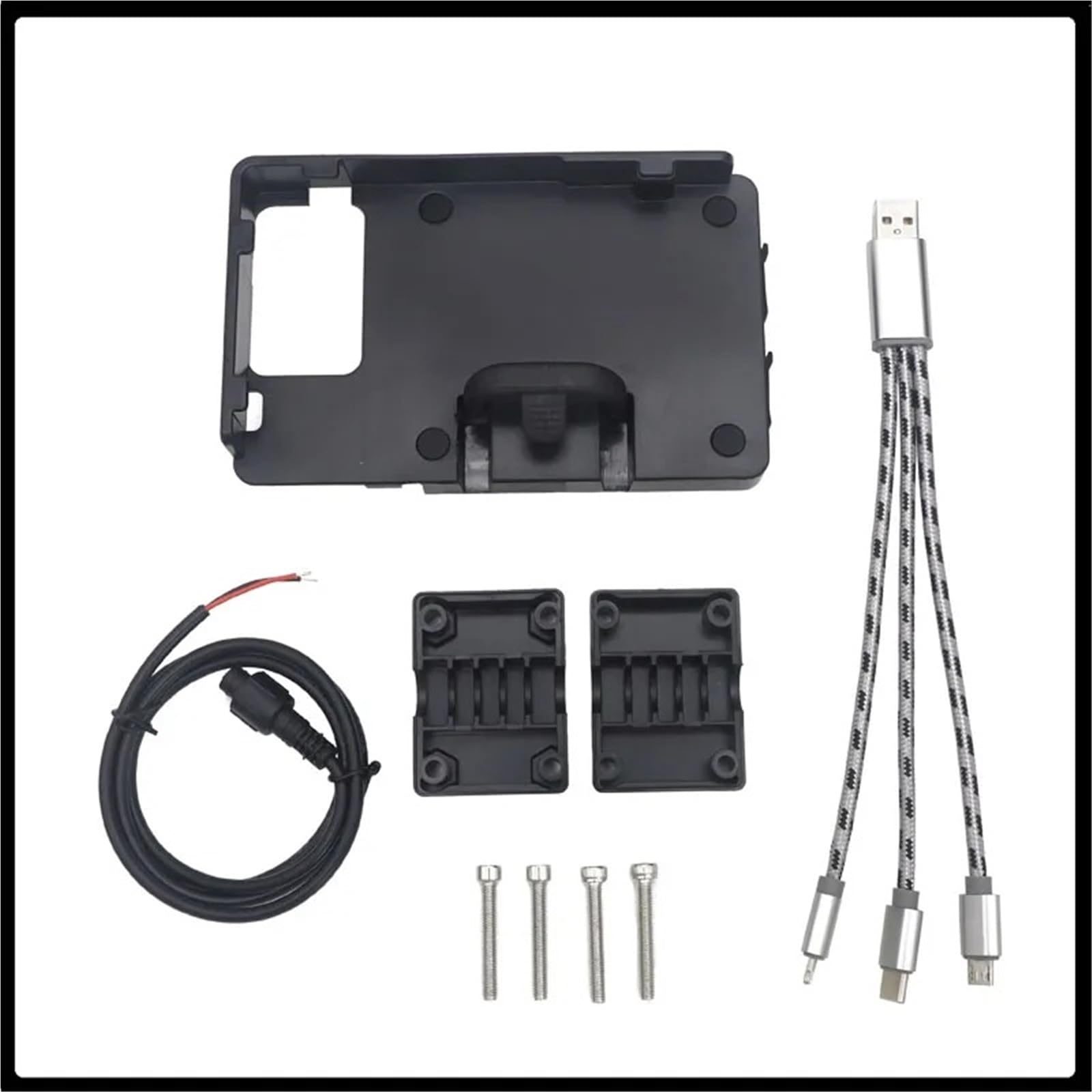 Navigationshalterung FÜR Suzuki VSTROM 650 V-Strom 650 DL650 DL 650 2004 2005-2010 2011 Windschutzscheibe Halterung Montieren Smartphone GPS Halter Navigation Halterung(A) von Sqnbra