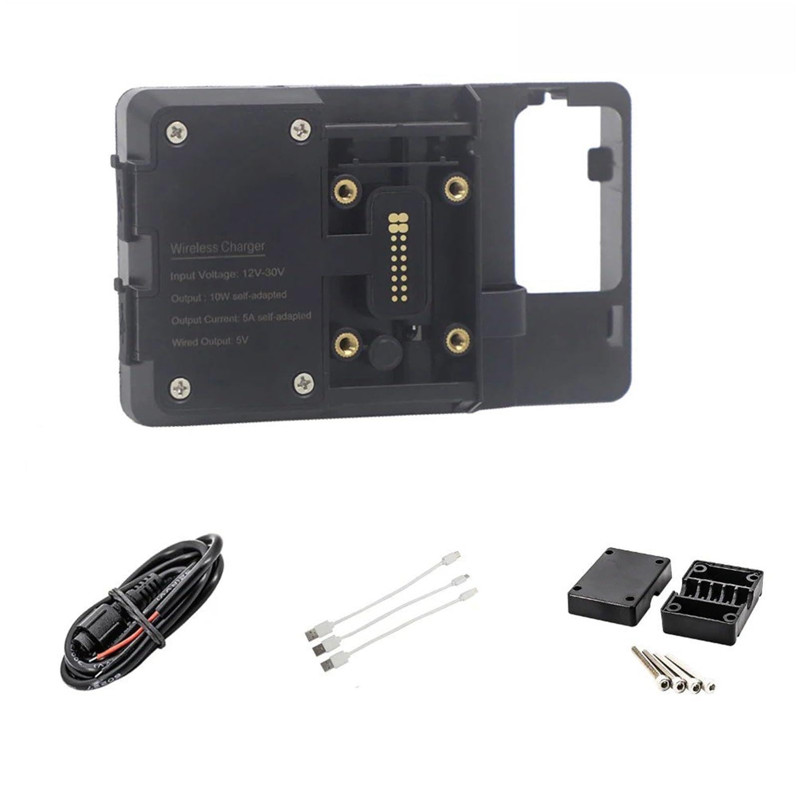 Navigationshalterung FÜR Xmax NMAX 125 X-MAX 300 N-MAX 155 2018 2019 2020 2021 Motorrad GPS Telefon Navigation Halterung Wireless USB Lade Port Halter Halterung(22MM Wireless Charge) von Sqnbra
