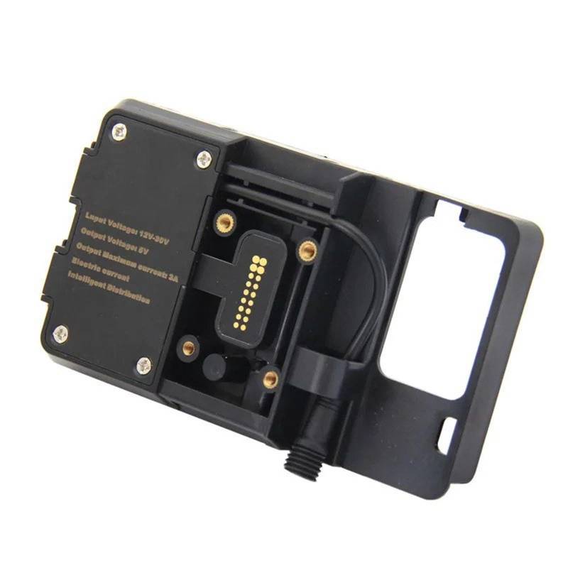Navigationshalterung Für F750GS F800GS F700GS F850GS R1200R 12mm Lenker Handy-Navigationshalterung USB-Telefonladefunktion(C) von Sqnbra