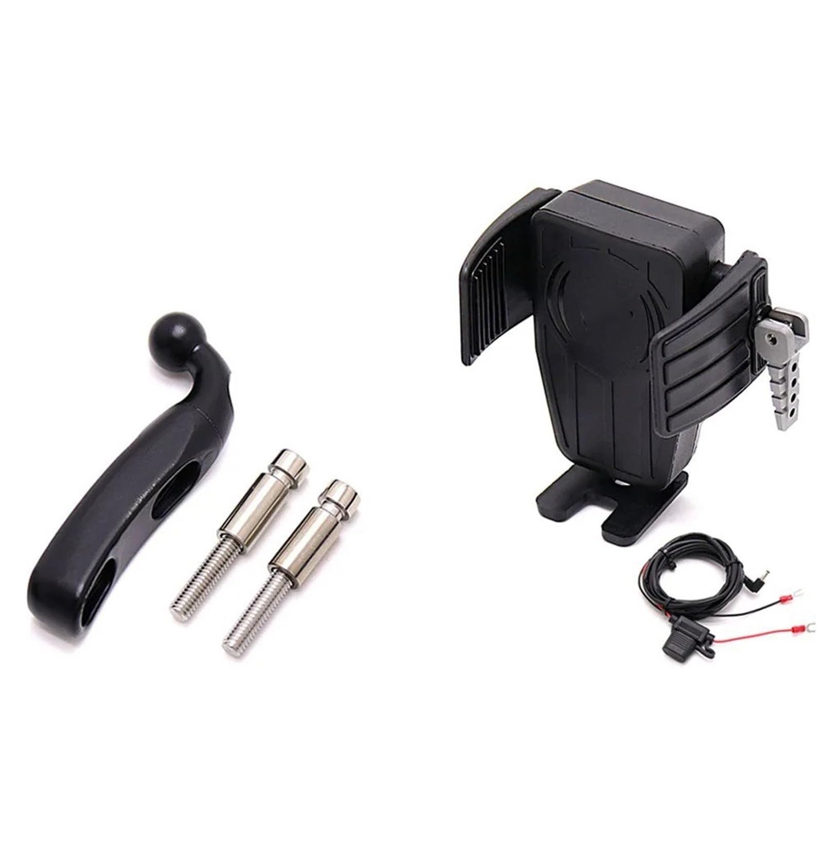 Navigationshalterung Für Gold Wing GL 1800 F6B DCT GL1800 2018 2019 2020 2021 Motorrad GPS Telefon Halter Barsch Halterung Drahtlose Ladegerät Navigation Halterung(AE) von Sqnbra