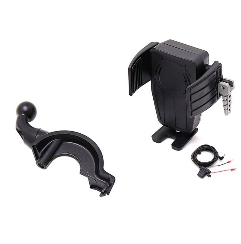 Navigationshalterung Für Goldwing GL 1800 F6B GL1800 DCT 2018 2019 2020 2021 Motorrad GPS Telefon Halter Drahtlose Lade Navigation Halterung(AC) von Sqnbra