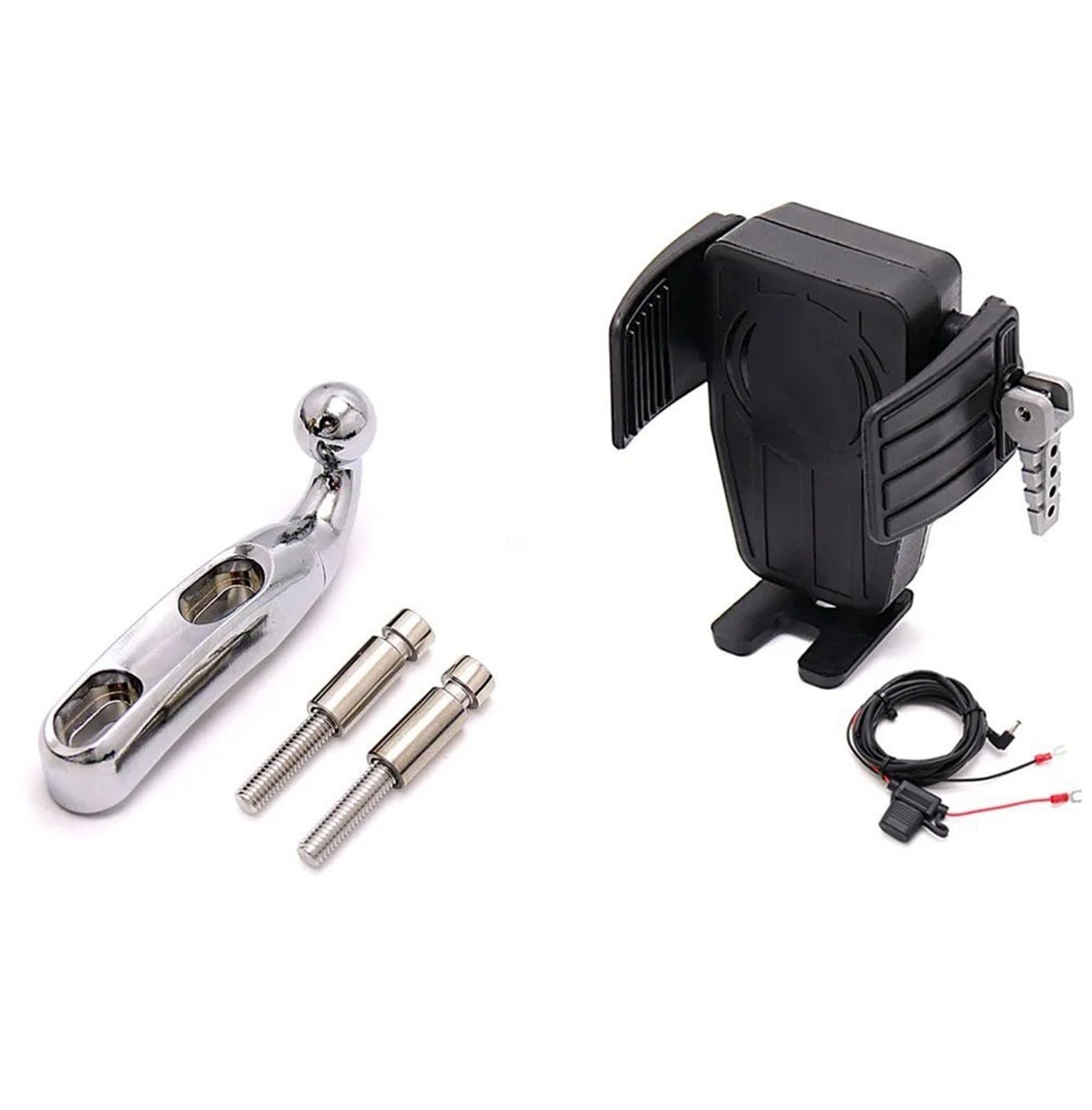 Navigationshalterung Für Goldwing GL 1800 F6B GL1800 DCT 2018 2019 2020 2021 Motorrad GPS Telefon Halter Drahtlose Lade Navigation Halterung(AD) von Sqnbra