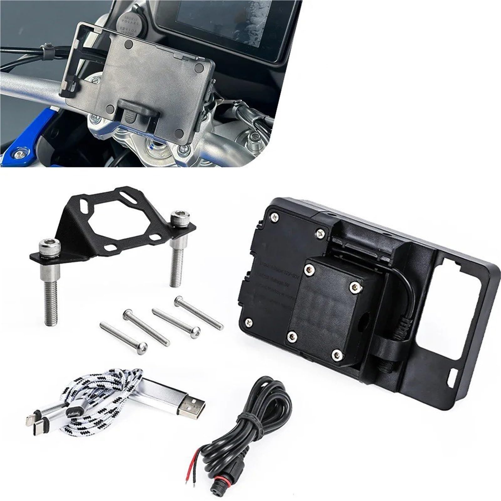 Navigationshalterung Für KOVE 525X 500X Macbor Montana XR5 2019 2020 2021 2022 2023 2024 GPS-Navigation Handy Ständer Halter Halterung Telefon Dash Gauge Unterstützung(Holder and Bracket) von Sqnbra