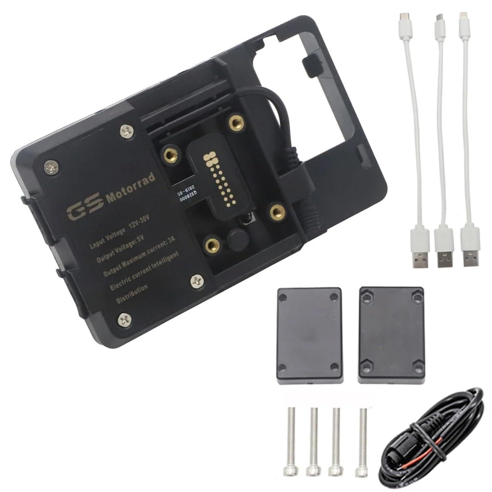 Navigationshalterung Für Moto Für Guzzi V85 TT V85TT Unterstützung GPS Smartphone Motorrad Navigation Halterung Handy Halterung USB Lade Telefon Stehen(USB Charging) von Sqnbra