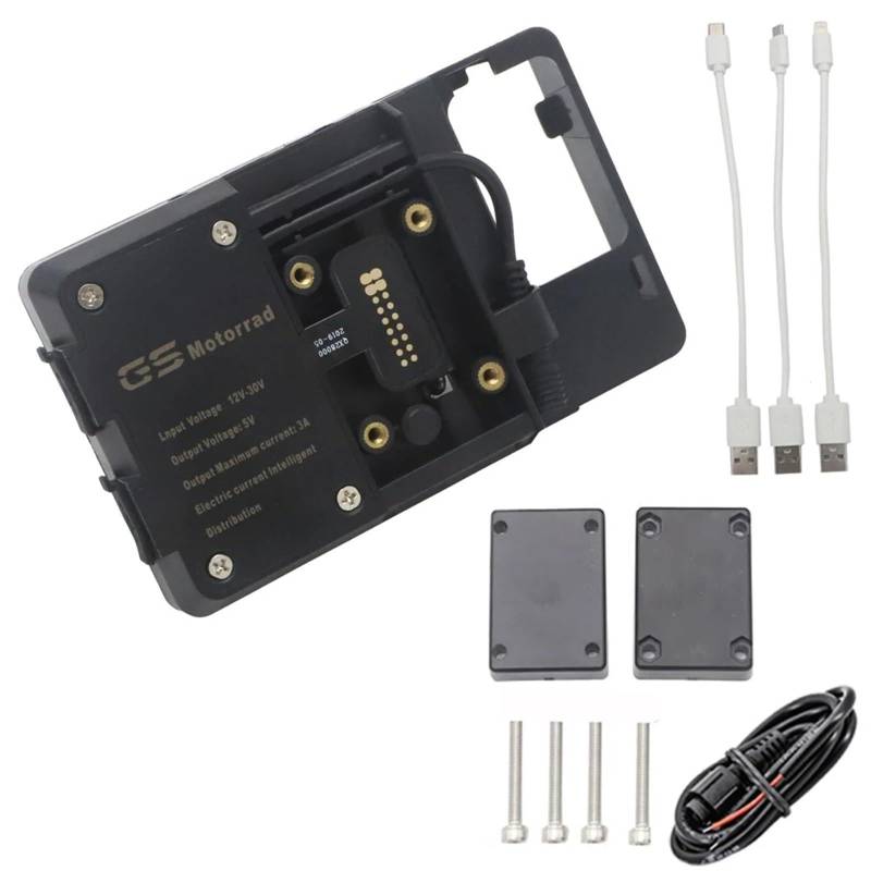 Navigationshalterung Für Moto Für Guzzi V85 TT V85TT Unterstützung GPS Smartphone Motorrad Navigation Halterung Handy Halterung USB Lade Telefon Stehen(USB Charging) von Sqnbra
