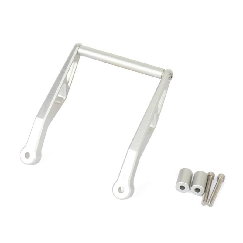 Navigationshalterung Für R 1300 GS Adventure R1300GS 2023 2024 2025 Motorrad GPS Navigation Halterung Kit Drahtlose Lade Telefon Halter(Silber) von Sqnbra