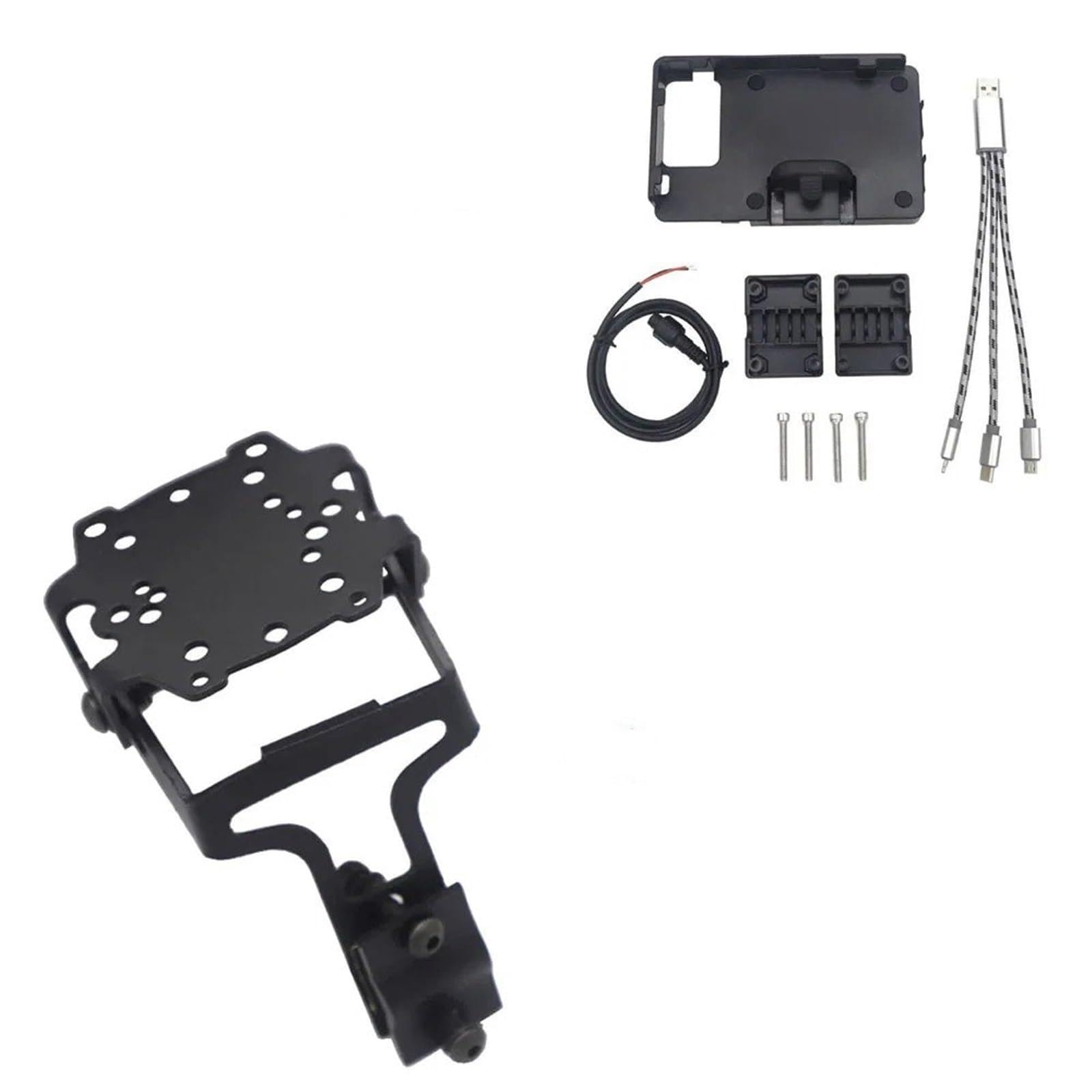 Navigationshalterung Für TENERE Tenere 660 Tenere660 XT660Z XT 660 Z Motorrad Telefon GPS Halterung Navigation Halterung USB Drahtlose Ladestation(USB and Bracket) von Sqnbra