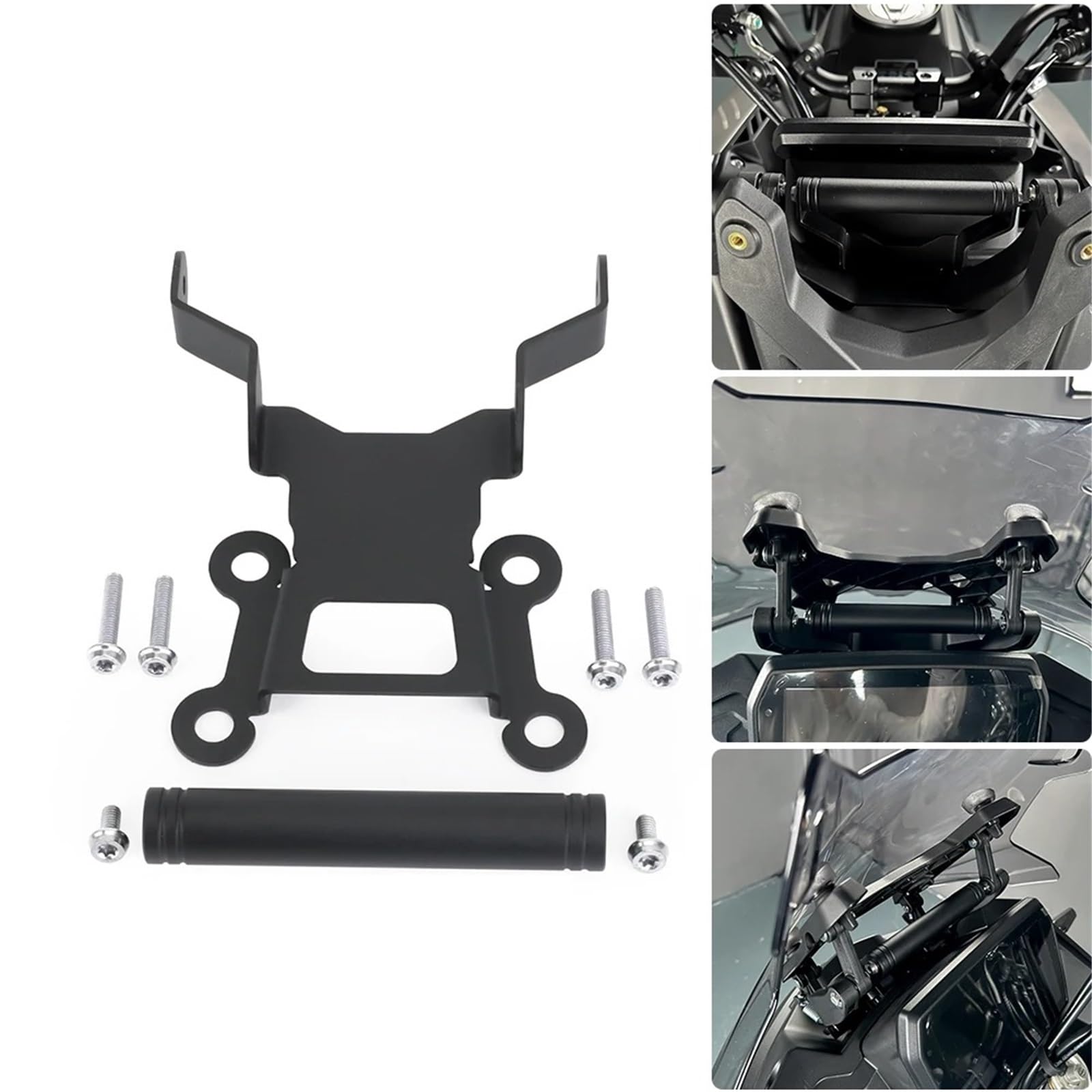 Navigationshalterung Für Voge DS525X 525DSX Für Loncin 525 DSX Handy Halterung Unterstützung Halterung GPS Navigation Ständer Halter Verlängerung Bar(22mm Bar Support) von Sqnbra