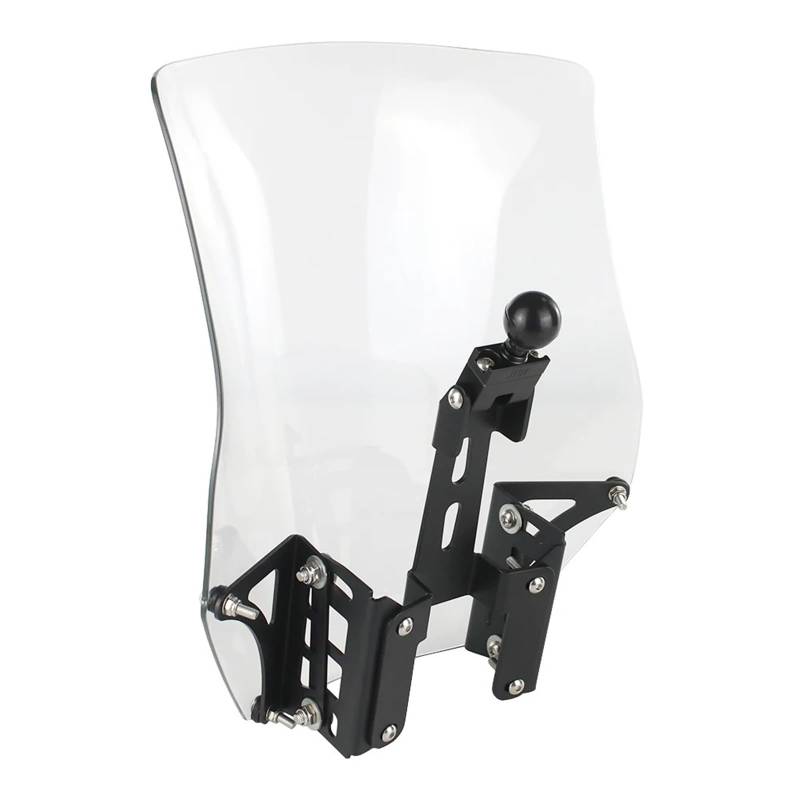 Navigationshalterung Für XR150L 2014-2025 XR125L 2014 2015 2016 2017 Motorrad Windschutzscheibe Riser Einstellbare Windschutzscheibenhalterung & GPS-Navigationshalterung(Style 1 Clear Type 6) von Sqnbra