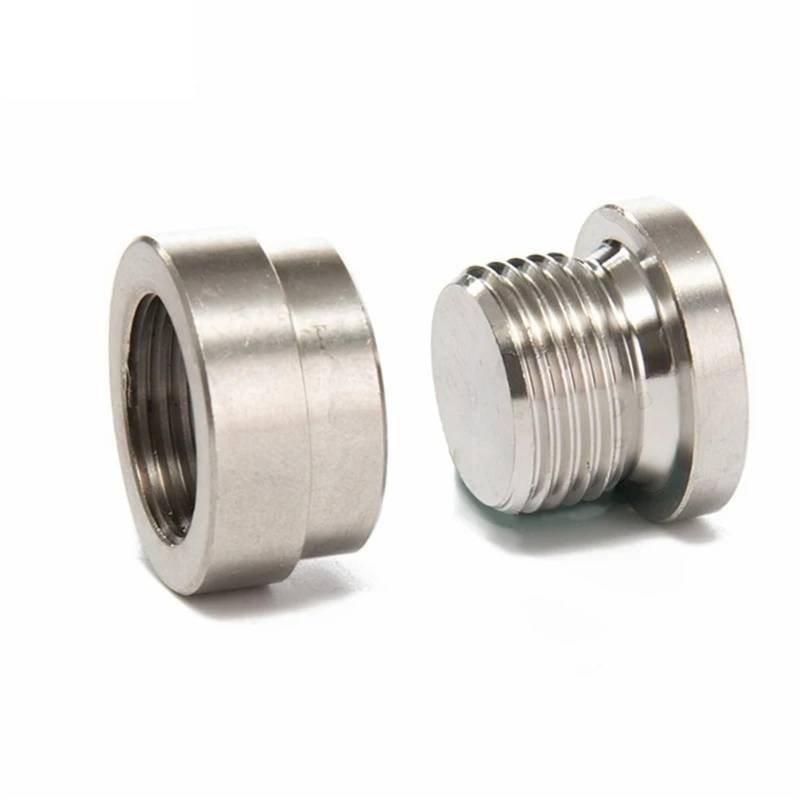 Nox Sensor Für Die Schweißinstallation des Abgassauerstoffsensors, Lambdasondenmutter Und -stecker M18 * 1,5 Edelstahl S304 Spund- Und Mutternsatz von Sqnbra