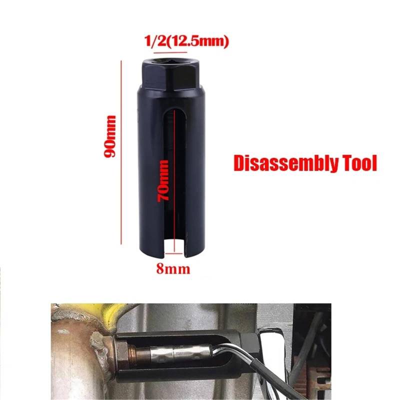 Nox Sensor Nox-Sensorsonde 03C907807D 03C907807C Typ 6-Drähte Für VW Für Golf V IV Für Touran 1.6L FSI 1.4 03C906807A(Disassembly Tool) von Sqnbra