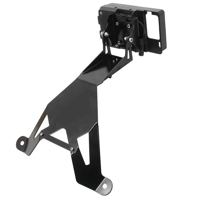 Telefonhalter Halterung Für KYMCO Für AK 550 Motorrad Zubehör Vorne Mitte Navigation Halterung GPS Handy Lade Navigationshalter(B) von Sqnbra