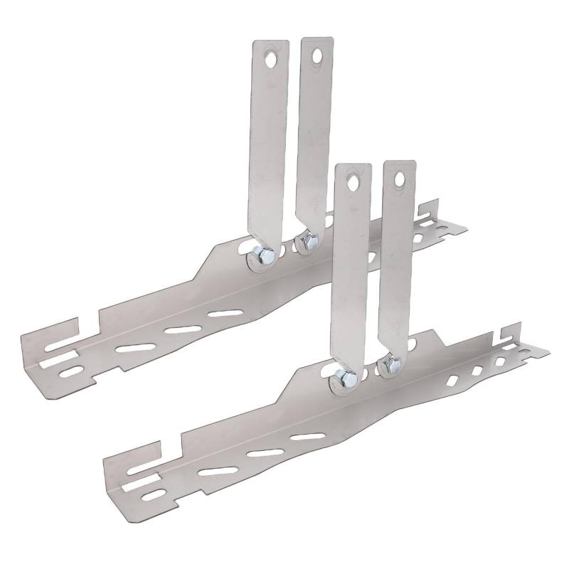 2 Sets Zehenausrichtungswerkzeugplatten mit Verlängerungshalterungen Radwinkel -Ausrichtungswerkzeuge UTV ATV Off Straße Motorrad Silber von Srliya