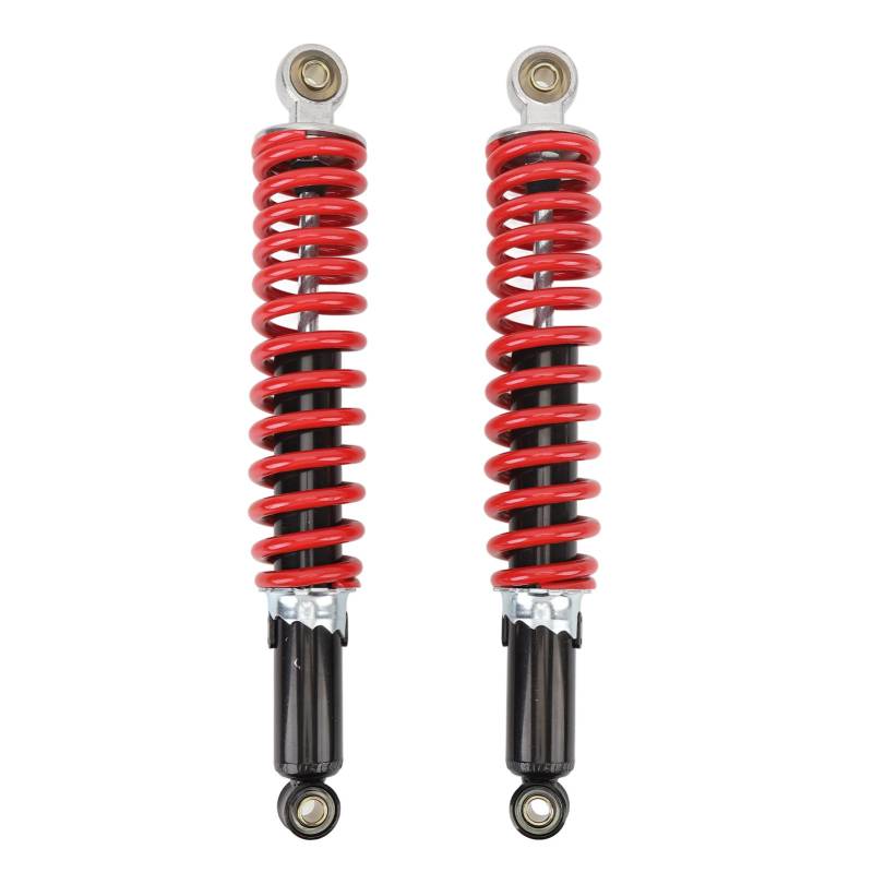 2pcs 350 Mm Stoßdämpfer 8mm Hochleistungsfeder Universal Fit für 50 Cm3 Bis 150 Cm3 Dirt Pit Bike ATV Quad Scooters von Srliya