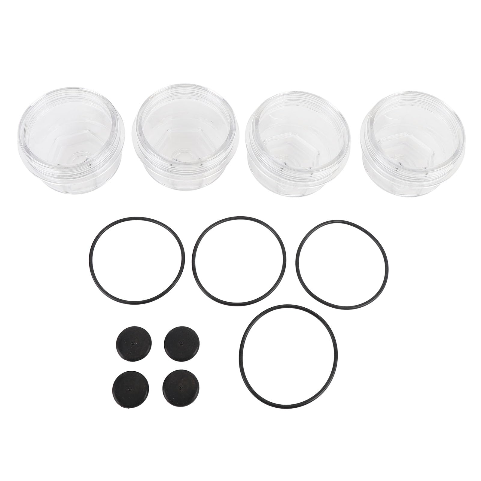 4 Set Oil Bad Dust Cap Kit, Robuster Kunststoff, Fit für Achsen 9K-16K 1996 mit 3,75 Zoll-8-Fäden für Scheibenbremsen 4 Set Oil Bad Dust Cap Kit, Robuster Kunststoff, Fit für Achsen 9K-16K 1996 mit 3,75 Zoll-8-Fäden für Scheibenbremsen von Srliya