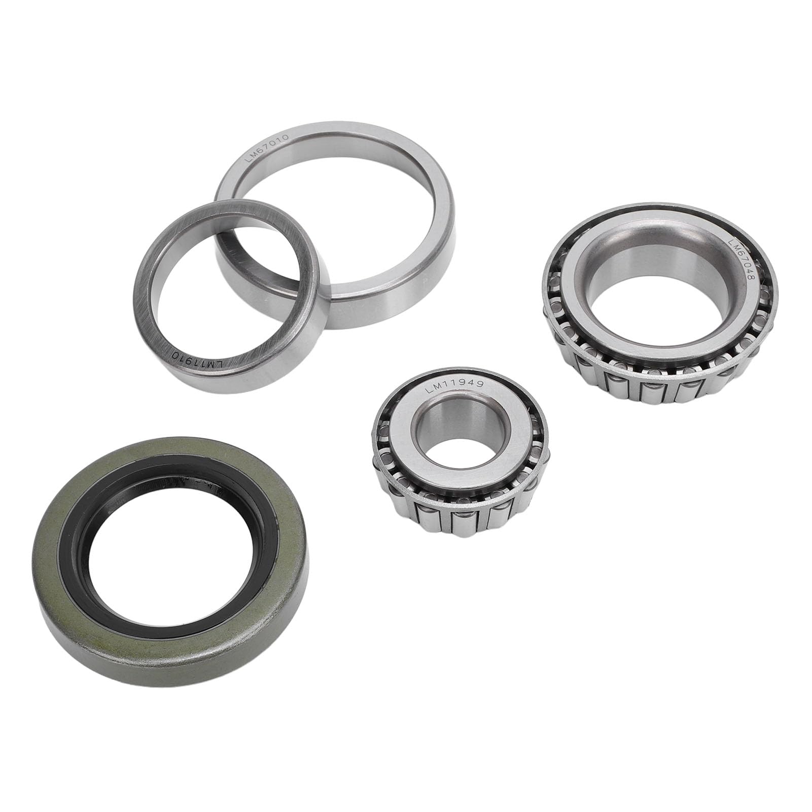5 -pcs -Anhängerrad -Radlager -Kit Stahllegierung Anhänger Achse Radnabennetzwerke mit Beschützer und Öldichtung Festgelegt 5 -pcs -Anhängerrad -Radlager -Kit Stahllegierung Anhänger Achse Radnabennetzwerke mit Beschützer und Öldichtung Festgelegt von Srliya