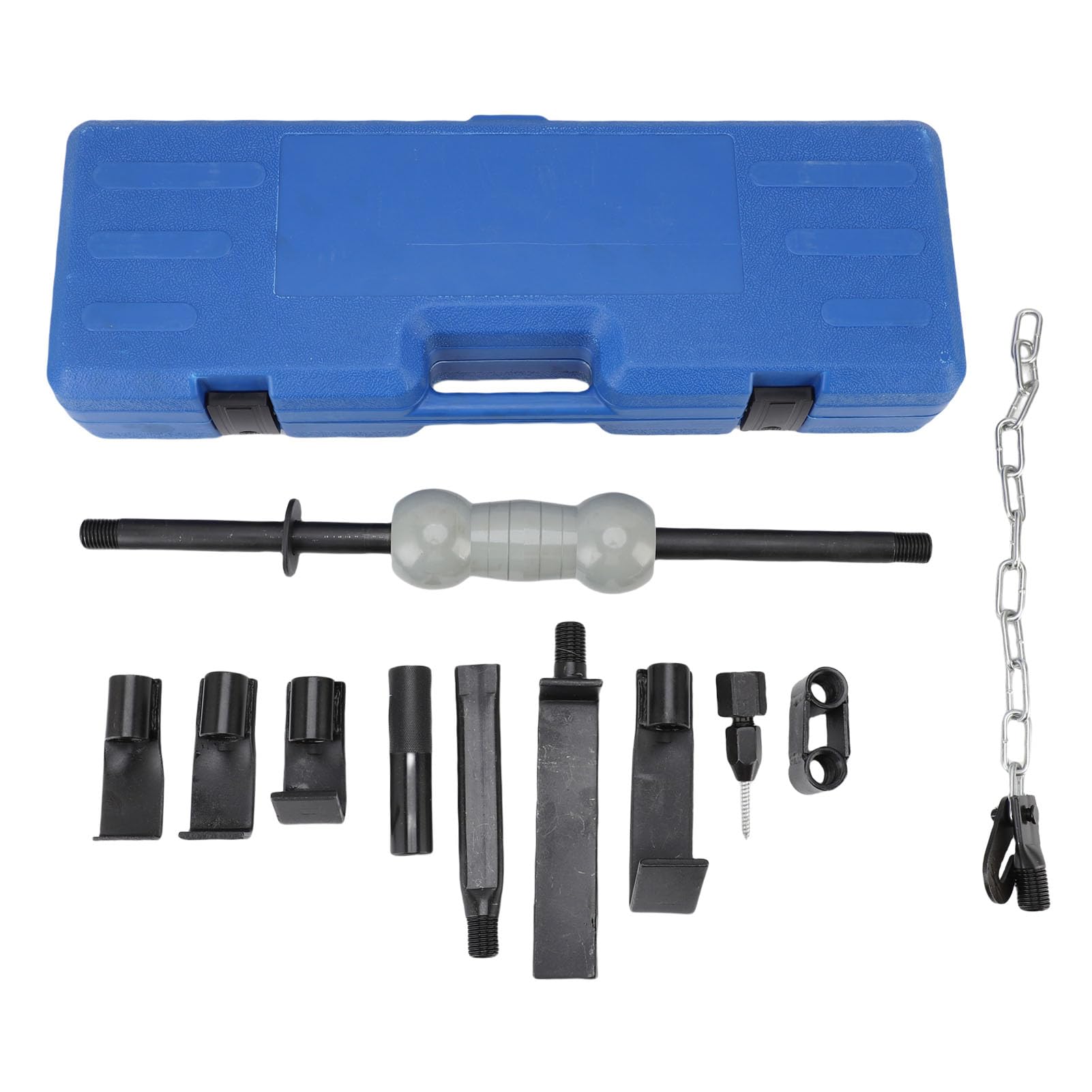 Srliya 13pcs Slide Hammer Dent Puller Set Universal Heavy Duty Autod Body Truck Reparaturwerkzeugkit mit Tragetasche Srliya 13pcs Slide Hammer Dent Puller Set Universal Heavy Duty Autod Body Truck Reparaturwerkzeugkit mit Tragetasche von Srliya