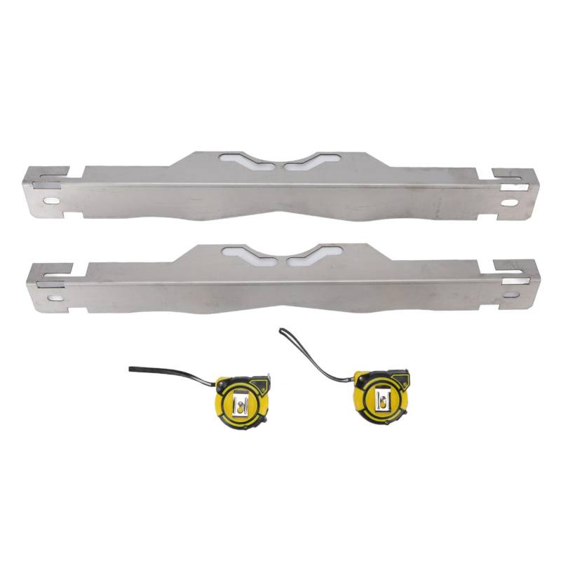 Srliya 2 PCs Rad Ausrichtungstool Hochleistungsstahl -Zehenausrichtungsmesswerkzeug mit 2 Klebebandmessungen für das Auto von Srliya