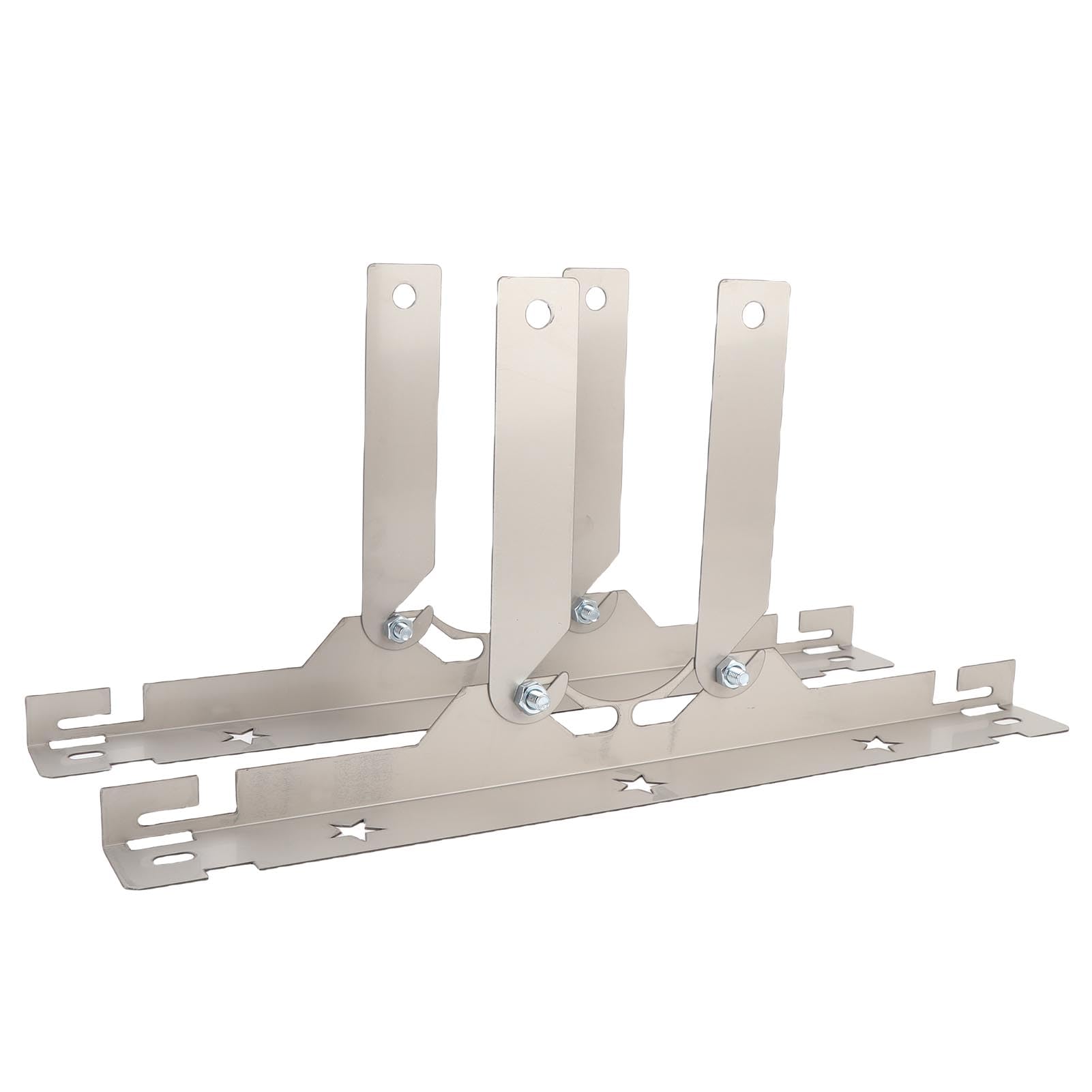 Srliya 2 Stück Spureinstellungsplatten, Radeinstellungsplatten mit Aufhängelöchern für Einfache Wandmontage, Silberfarben Srliya 2 Stück Spureinstellungsplatten, Radeinstellungsplatten mit Aufhängelöchern für Einfache Wandmontage, Silberfarben von Srliya
