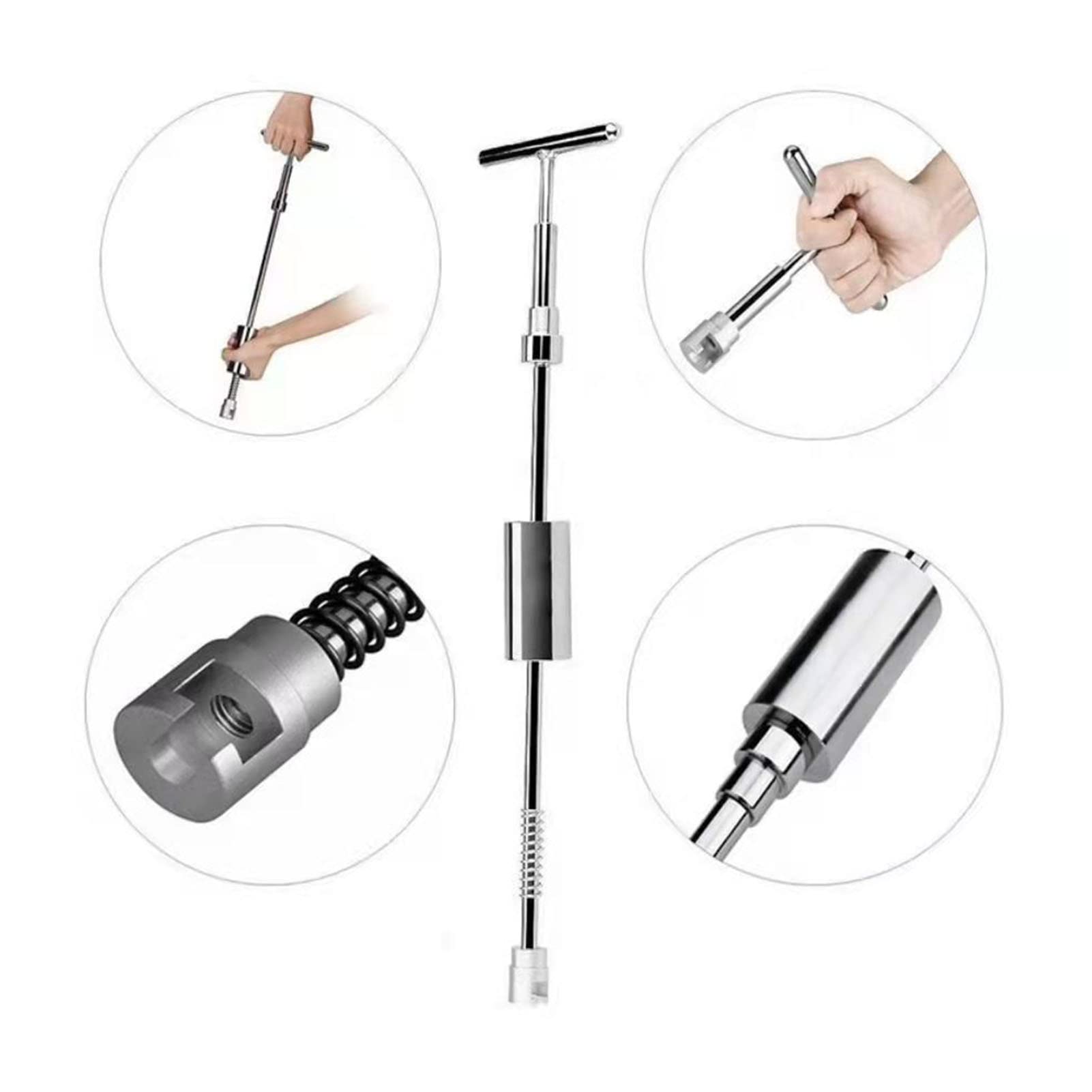 T -Stange -Dent -Entfernungs -Kit Metallarbeitssparende Dent Reparaturabzieher mit Plastik -Abzieherlischtisch für Automobile T -Stange -Dent -Entfernungs -Kit Metallarbeitssparende Dent Reparaturabzieher mit Plastik -Abzieherlischtisch für Automobile von Srliya