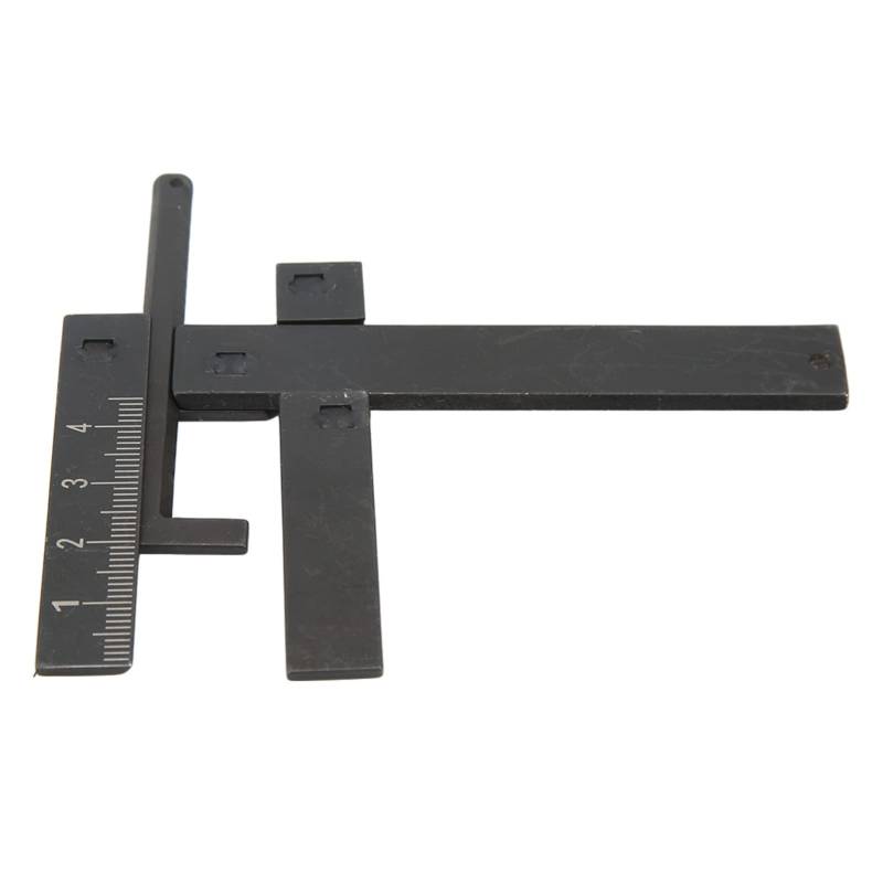 Verstellbare Schwimmer-Füllstandsanzeige für Vergaser aus Stahl, 0–40 Mm Metrische Anzeige für Motorräder, Motorrad-Vergaser-Höhenmessgerät mit Auspufffunktion von Srliya