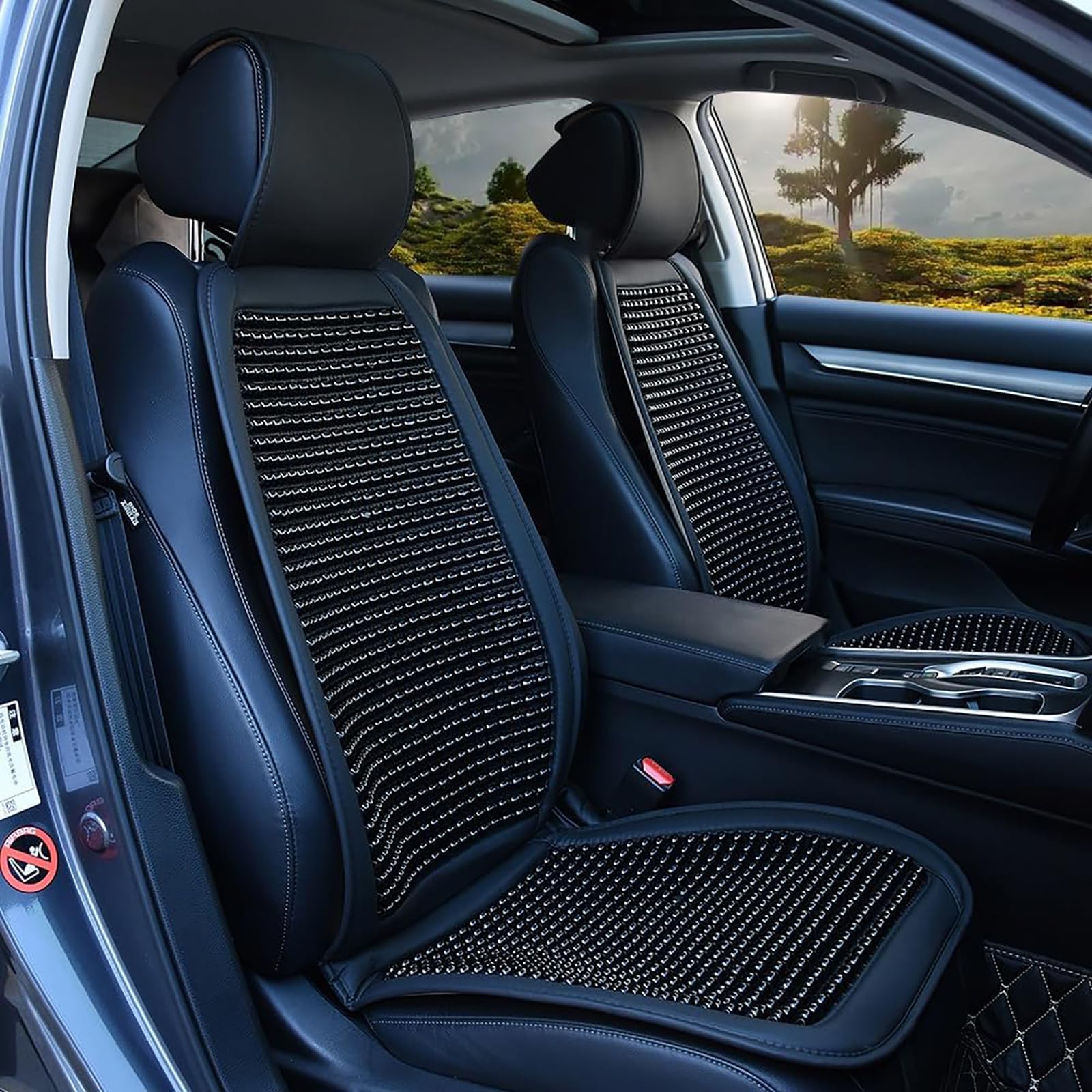 Universalle Auto Sitzbezug mit Massagefunktion für Audi S7 2021 2022, 1 Stück Atmungsaktive Coole Holzperlen Sitzauflage Vordersitze Sommergeeignete Massagekissen,A/Black Universalle Auto Sitzbezug mit Massagefunktion für Audi S7 2021 2022, 1 Stück Atmungsaktive Coole Holzperlen Sitzauflage Vordersitze Sommergeeignete Massagekissen,A/Black von StRoux