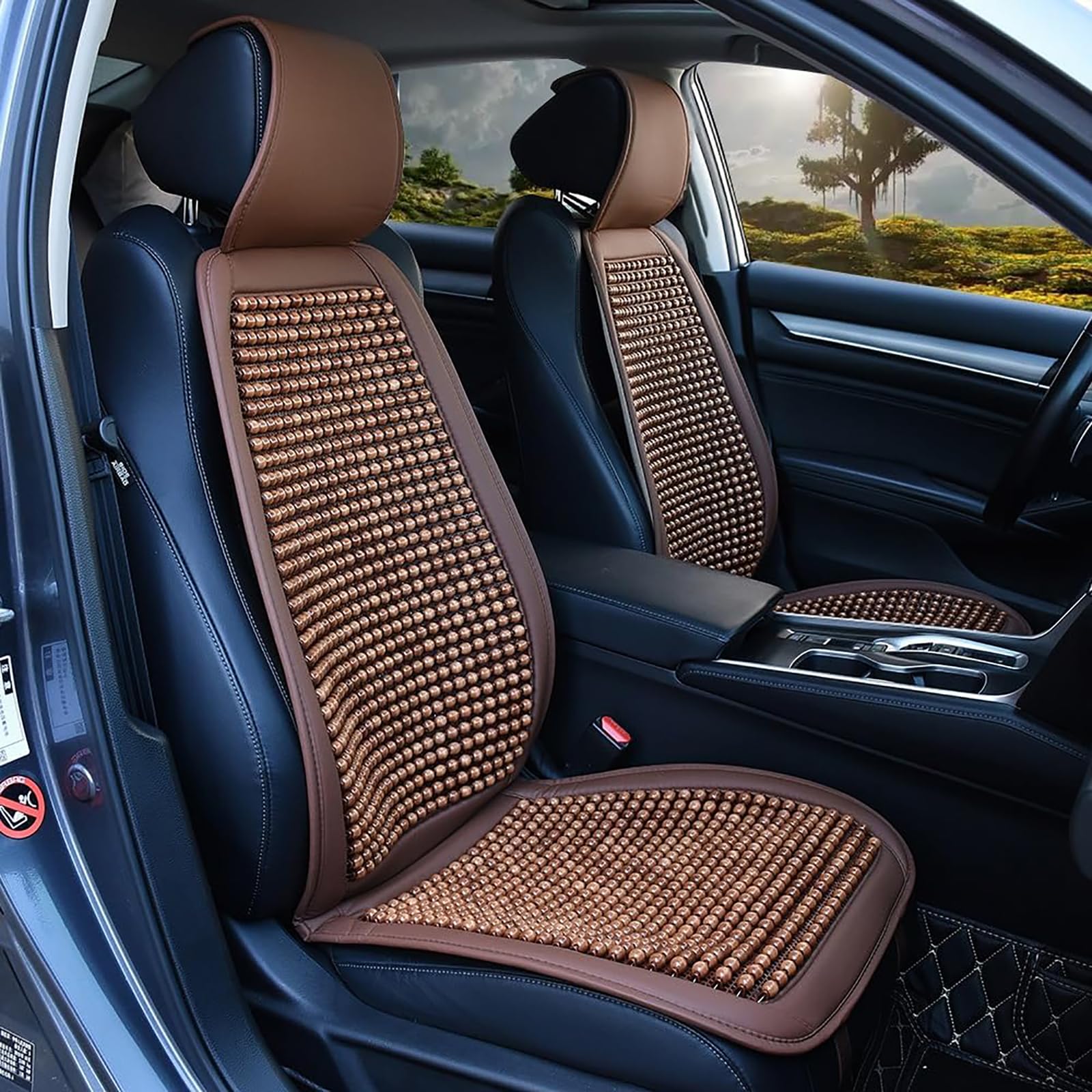 Universalle Auto Sitzbezug mit Massagefunktion für Audi S7 2021 2022, 1 Stück Atmungsaktive Coole Holzperlen Sitzauflage Vordersitze Sommergeeignete Massagekissen,C/Brown Universalle Auto Sitzbezug mit Massagefunktion für Audi S7 2021 2022, 1 Stück Atmungsaktive Coole Holzperlen Sitzauflage Vordersitze Sommergeeignete Massagekissen,C/Brown von StRoux