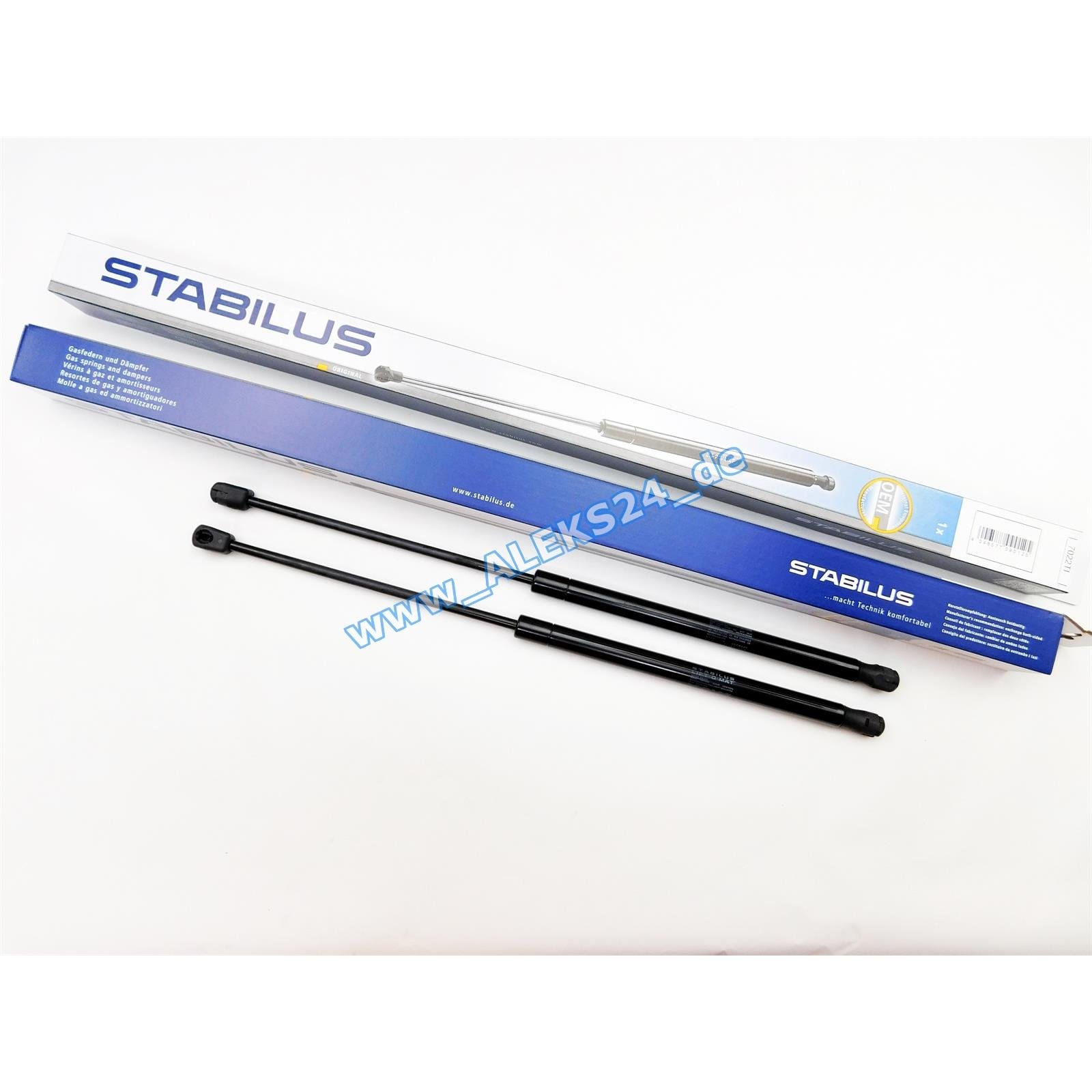 2x STABILUS 7022TI Heckklappendämpfer für FIAT STILO (192_) 5-Türer 46784995 von Stabilus