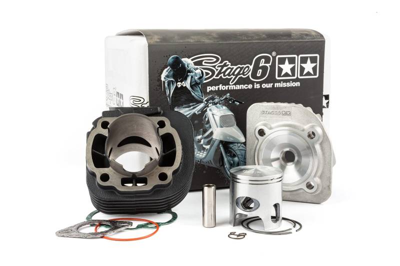 Zylinder Kit Stage6 Streetrace 70ccm CPI / China 2T 12mm Kolbenbozen von Stage6