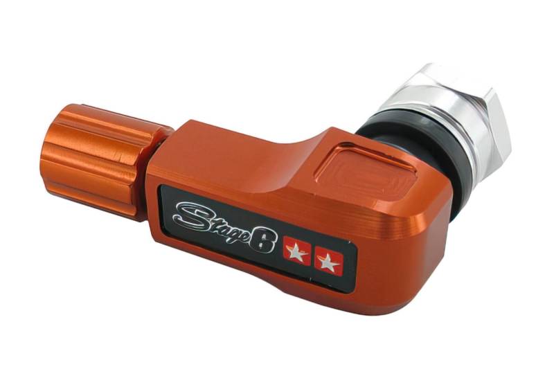 Reifenventil 90° Stage6 orange von Stage6