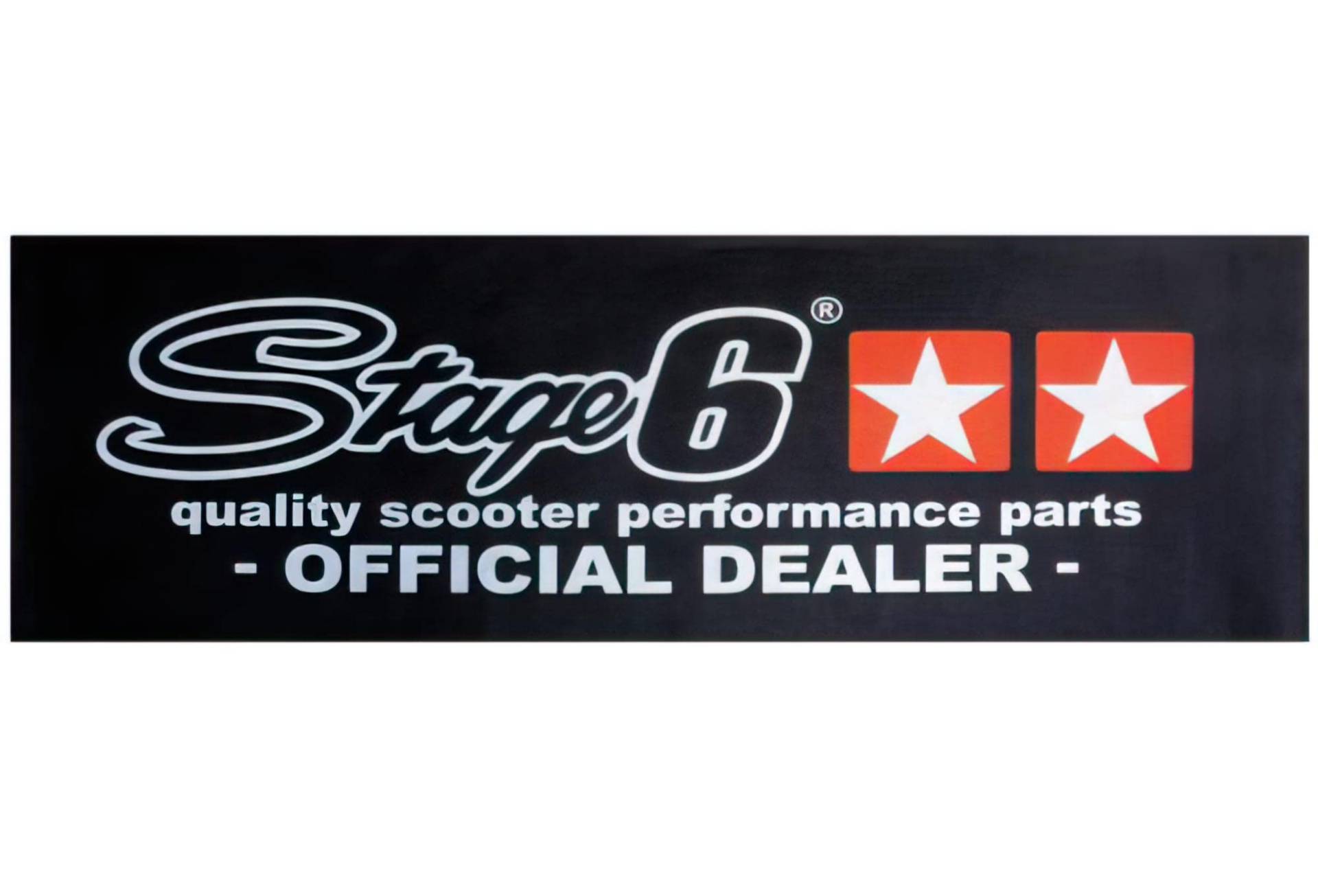 Banner Stage6, 75x200cm, schwarz von Stage6